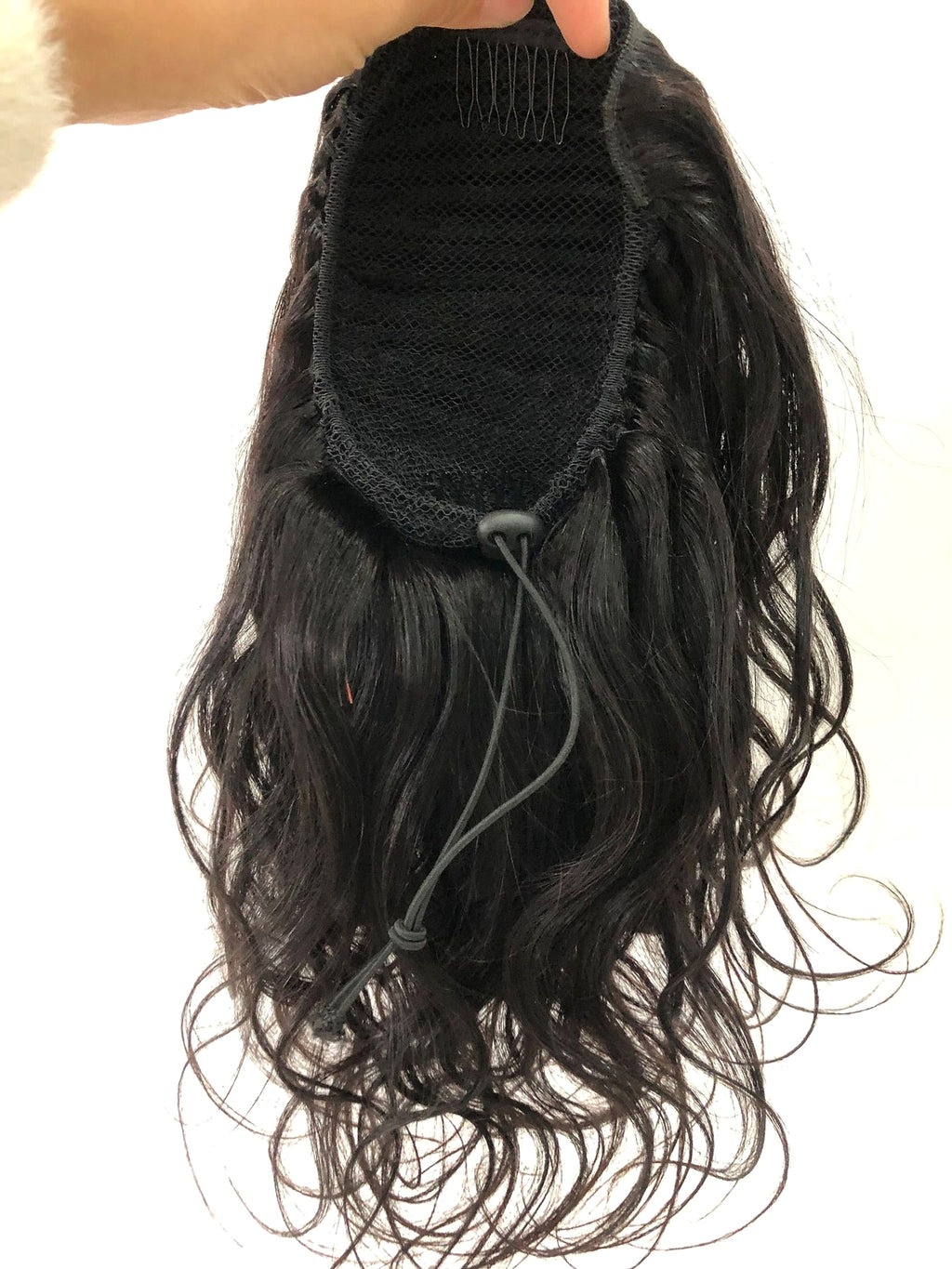 Real Hair Wigs Ponytail Hair Wholesale Gradient Color Natural Curve - enhanced image 1