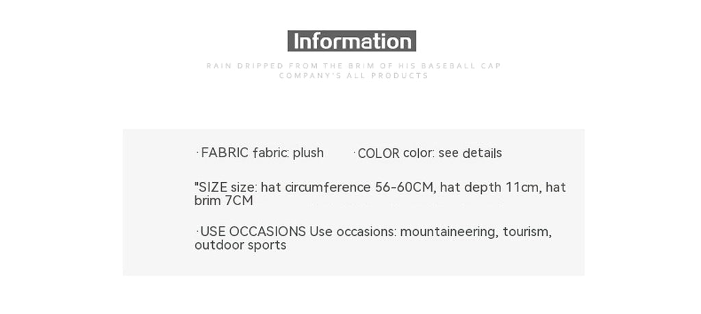 RICH - Lamb Wool Baseball Cap - enhanced image 1