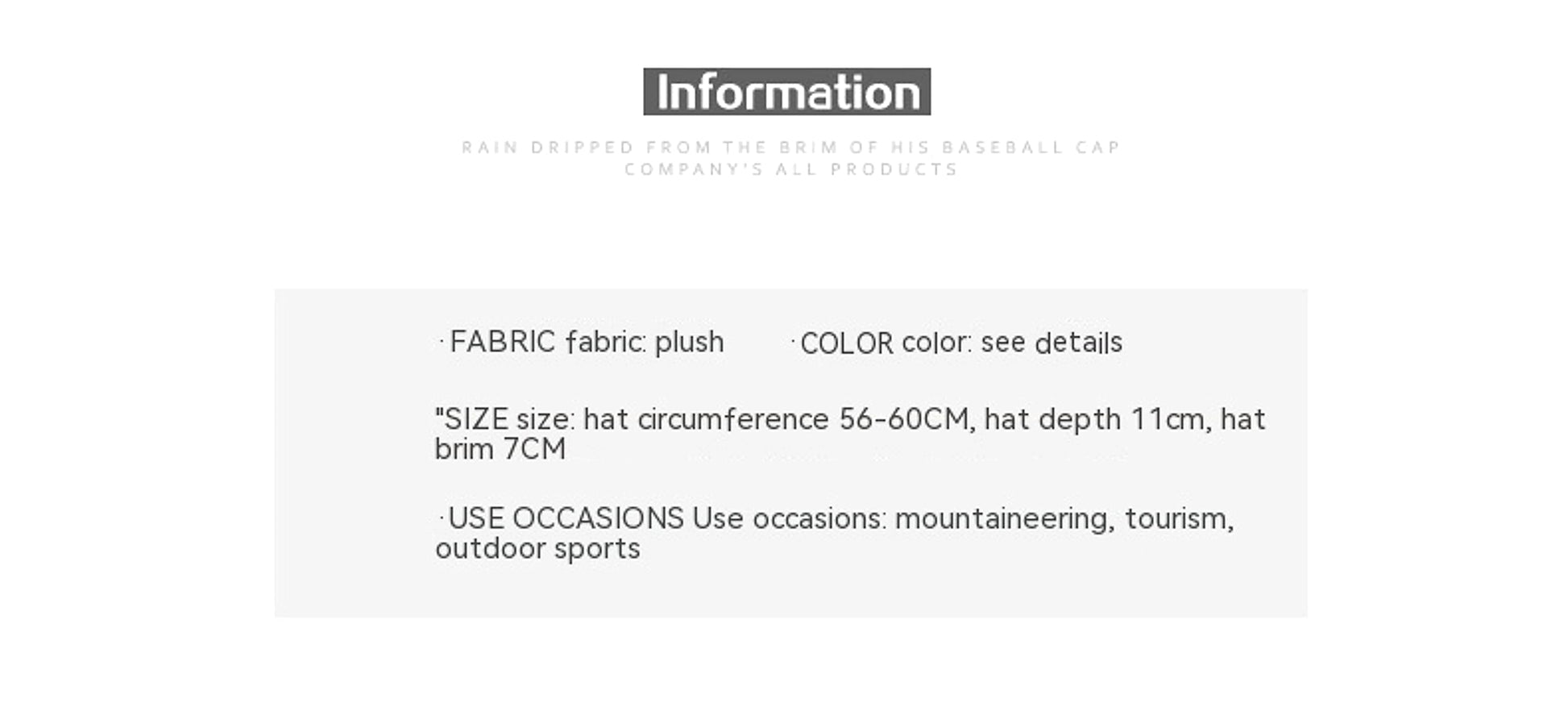 RICH - Lamb Wool Baseball Cap - enhanced image 1