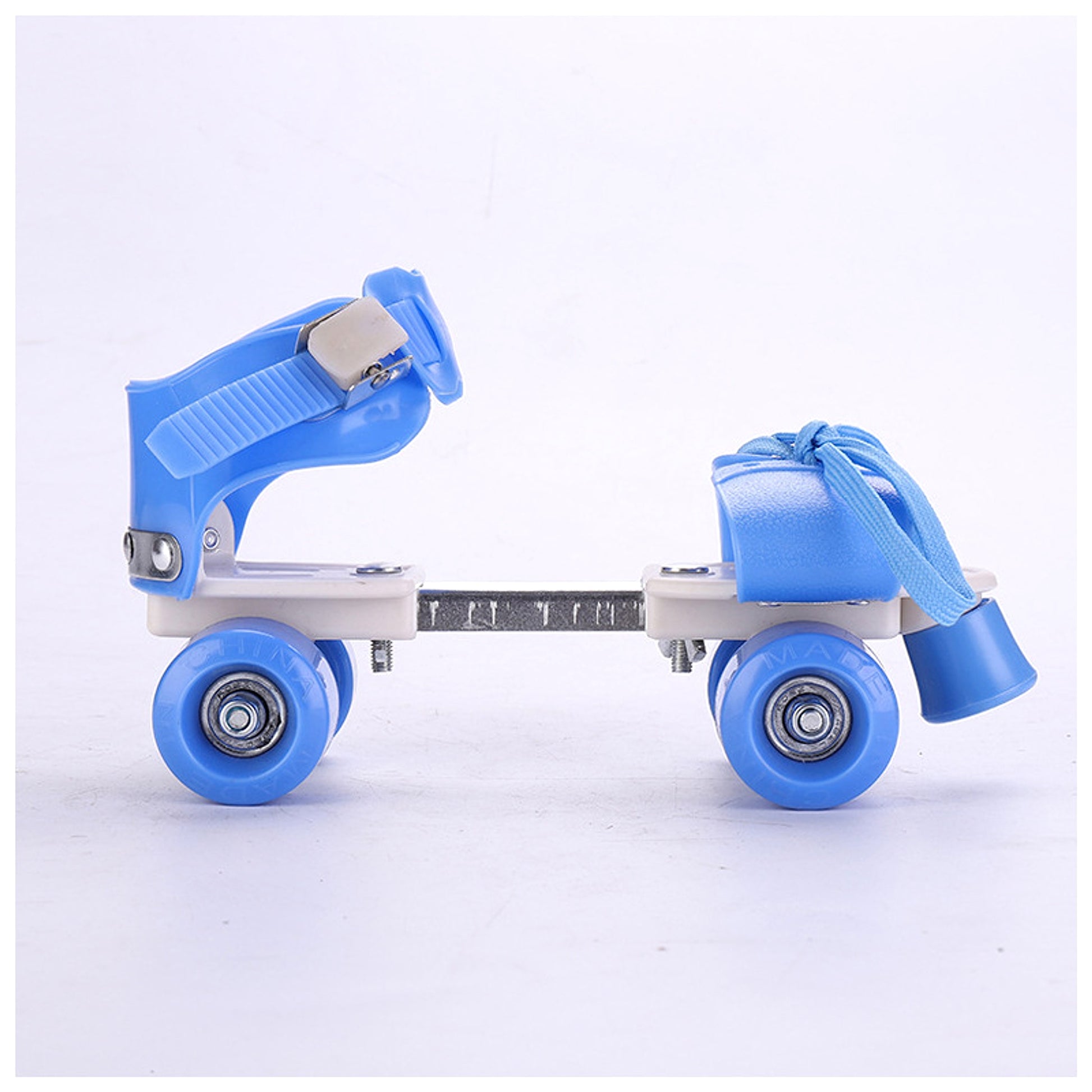 Roller Skates Double Row Pulley Four-wheeled Children's Adjustable Roller Skates Roller Skates - enhanced image 1