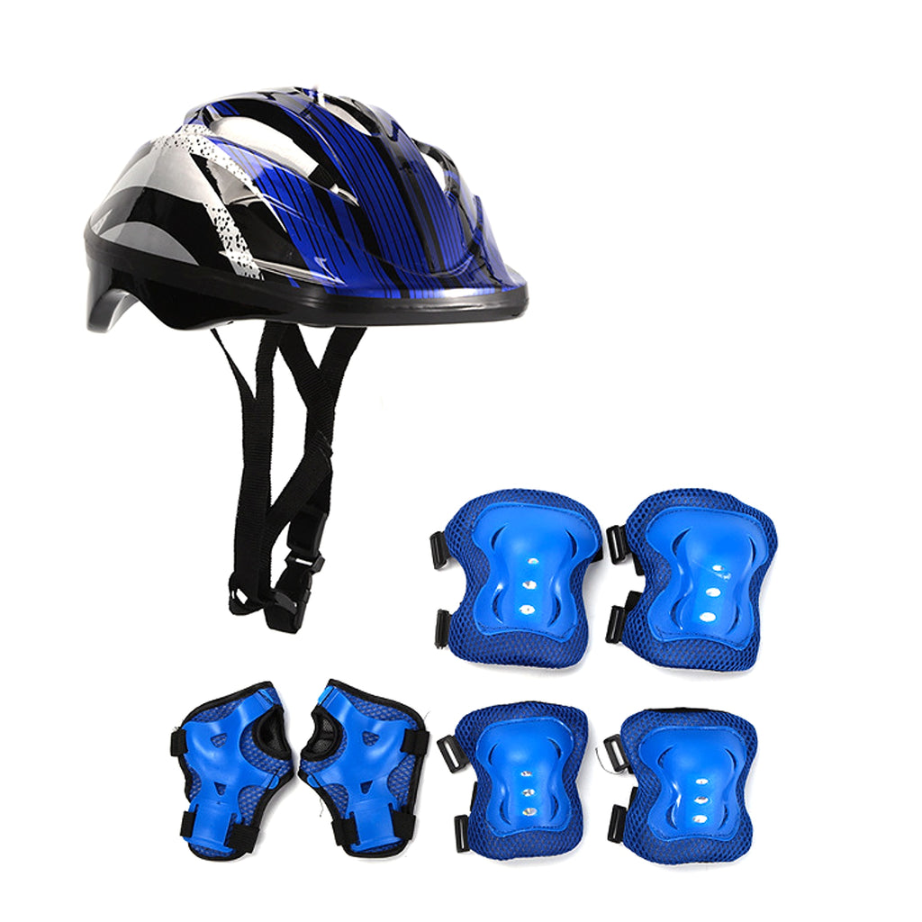 Roller Skating Protective Gear Set Helmet Skateboard Sports Knee Pads Skater Helmet - enhanced image 1