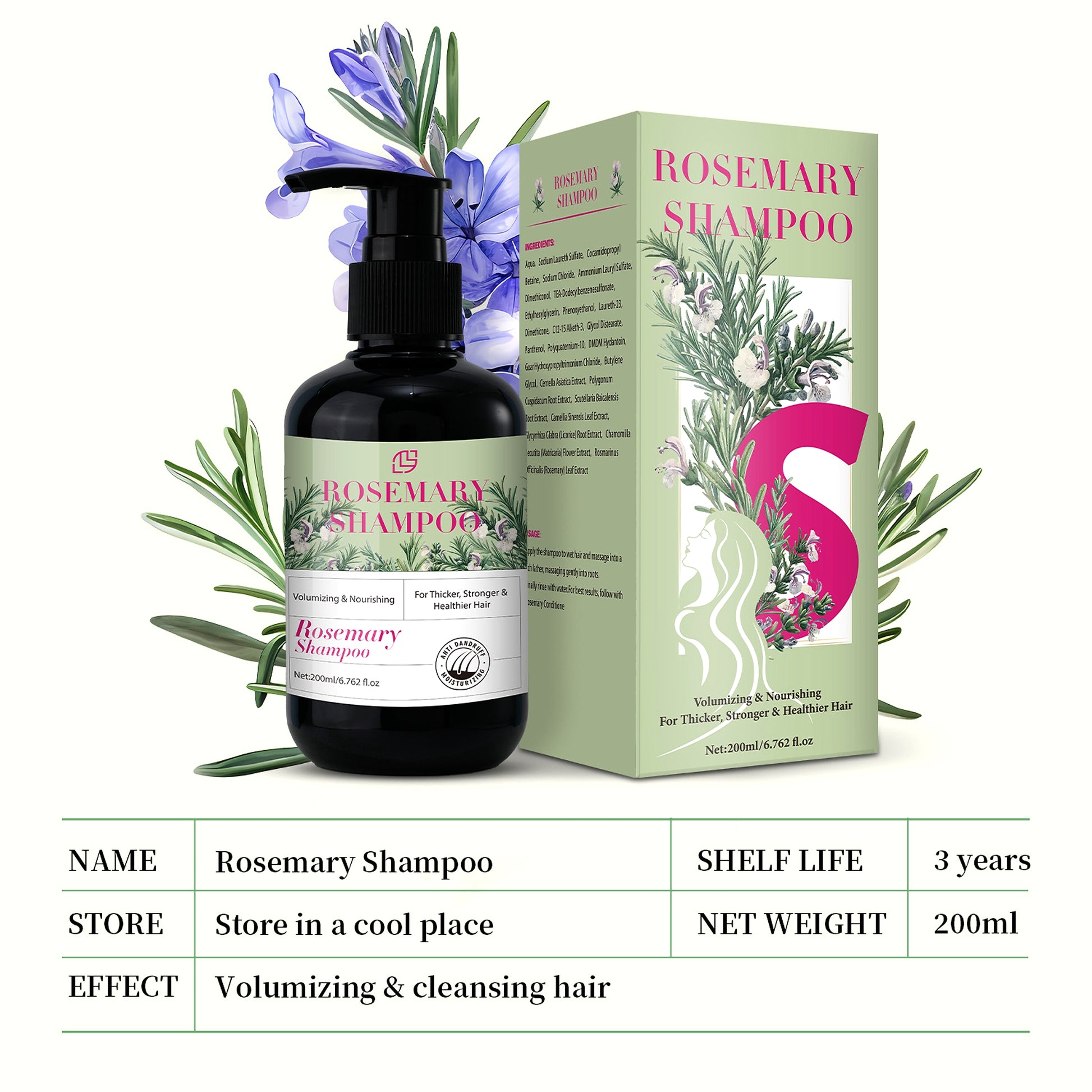 Rosemary Deep Clean Shampoo – Gentle Care, Real Results - enhanced image 1