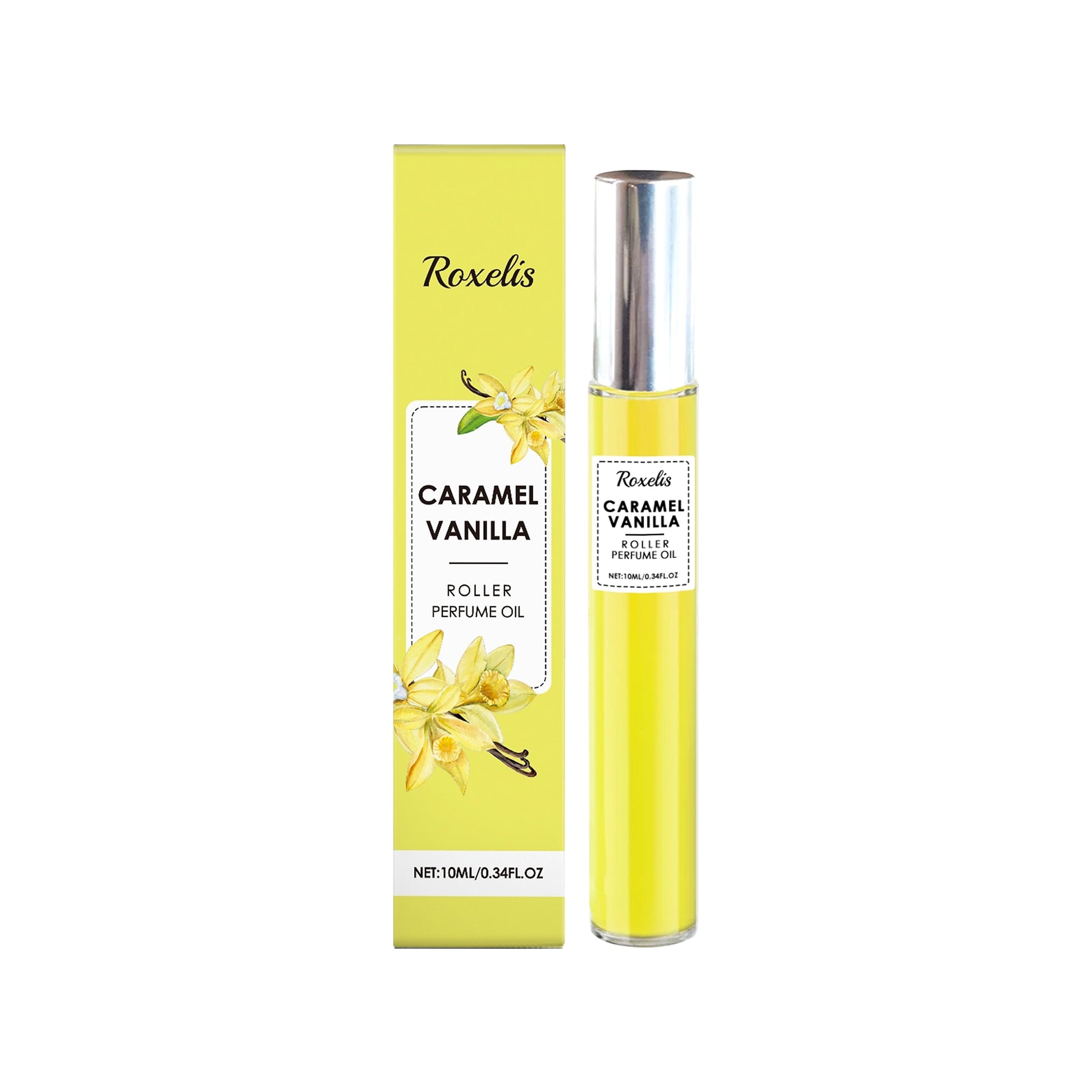 Roxelis Caramel Vanilla – Roll-On Perfume Oil (10ml) - enhanced image 1