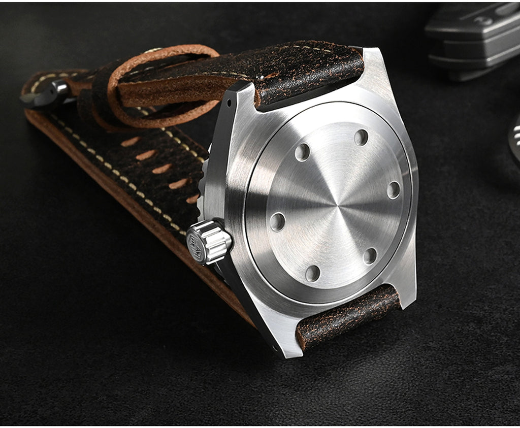 San Martin - Men's Stainless Steel Diving Automatic Mechanical Sports Watch - enhanced image 1