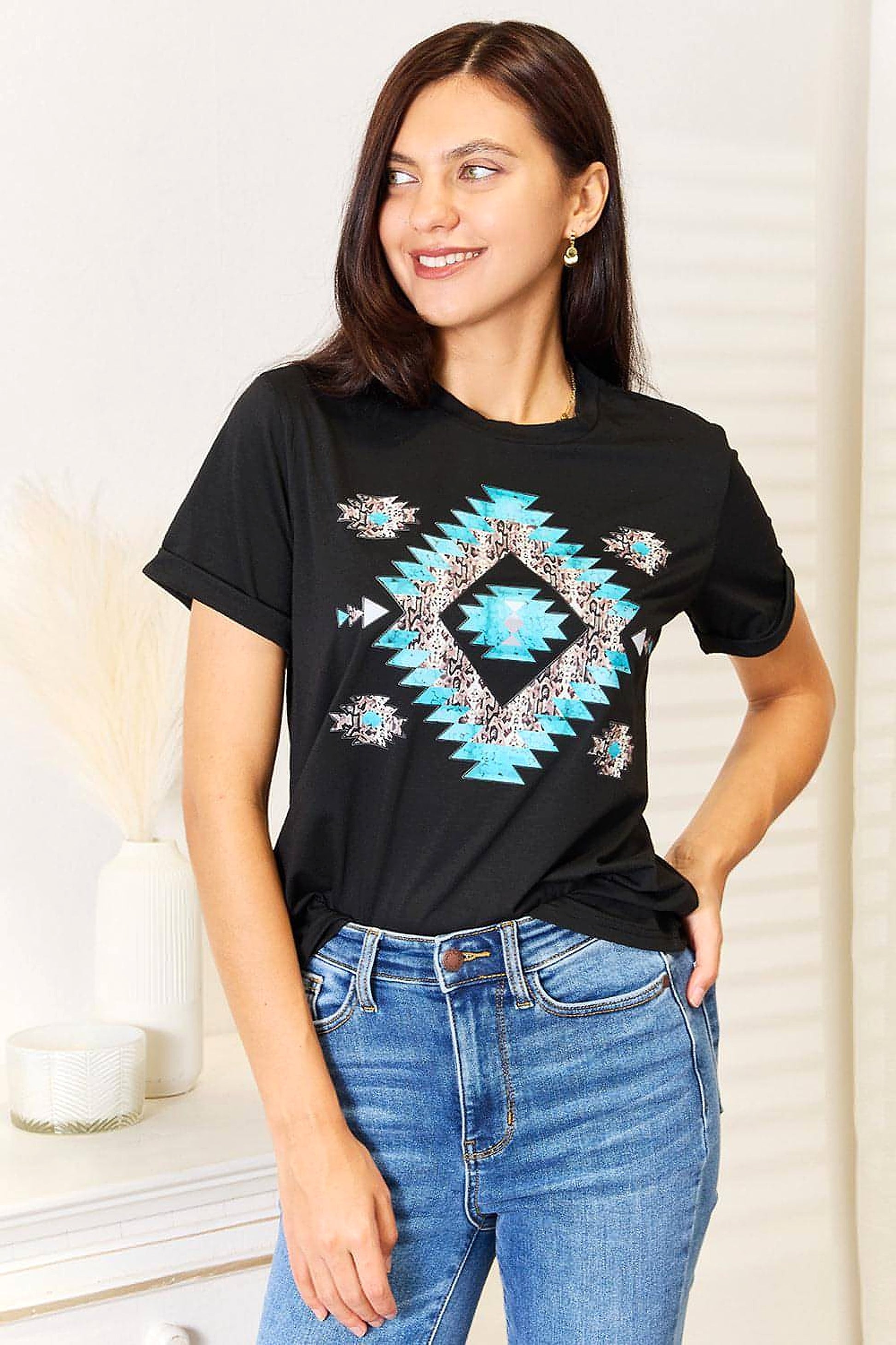 Simply Love Graphic Short Sleeve T-Shirt - enhanced image 1