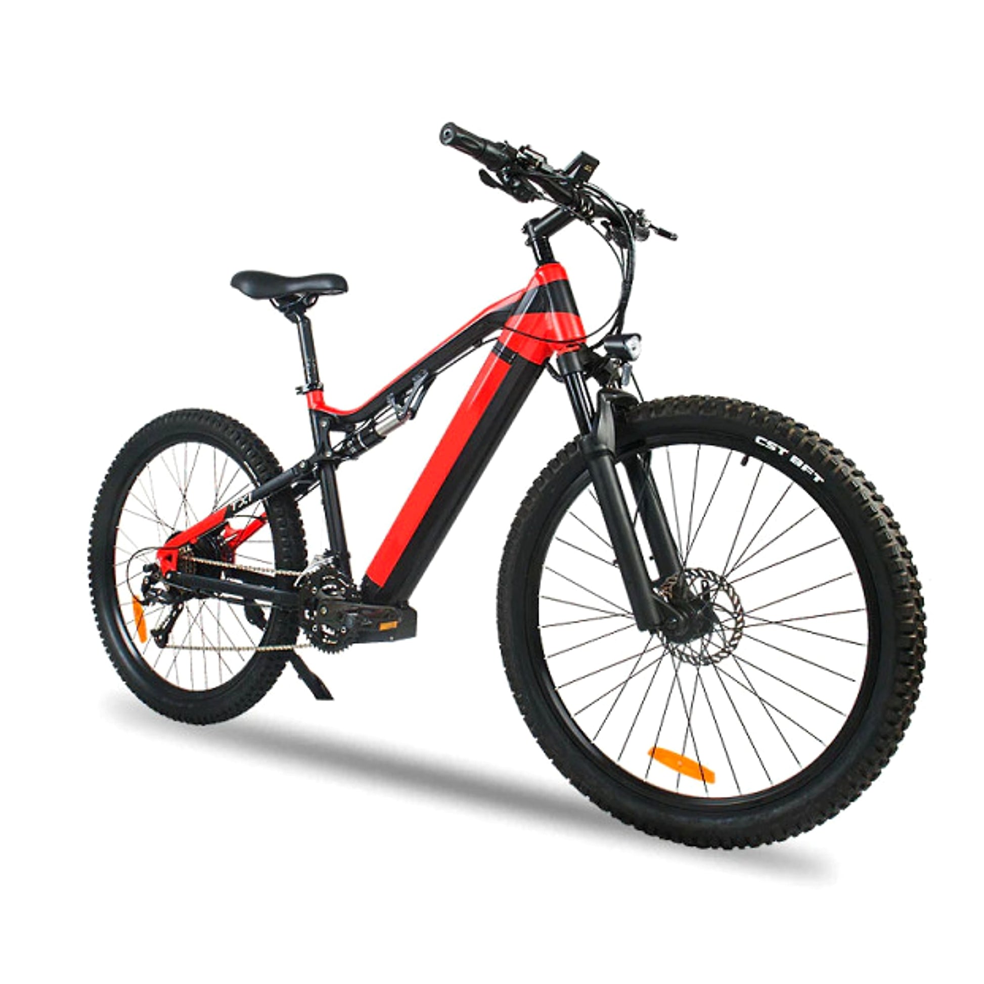 ⚡ Siroock™ Red 500W eMTB – 27.5" Electric Mountain Bike (48V, 7-Speed, Bafang Motor) - enhanced image 1