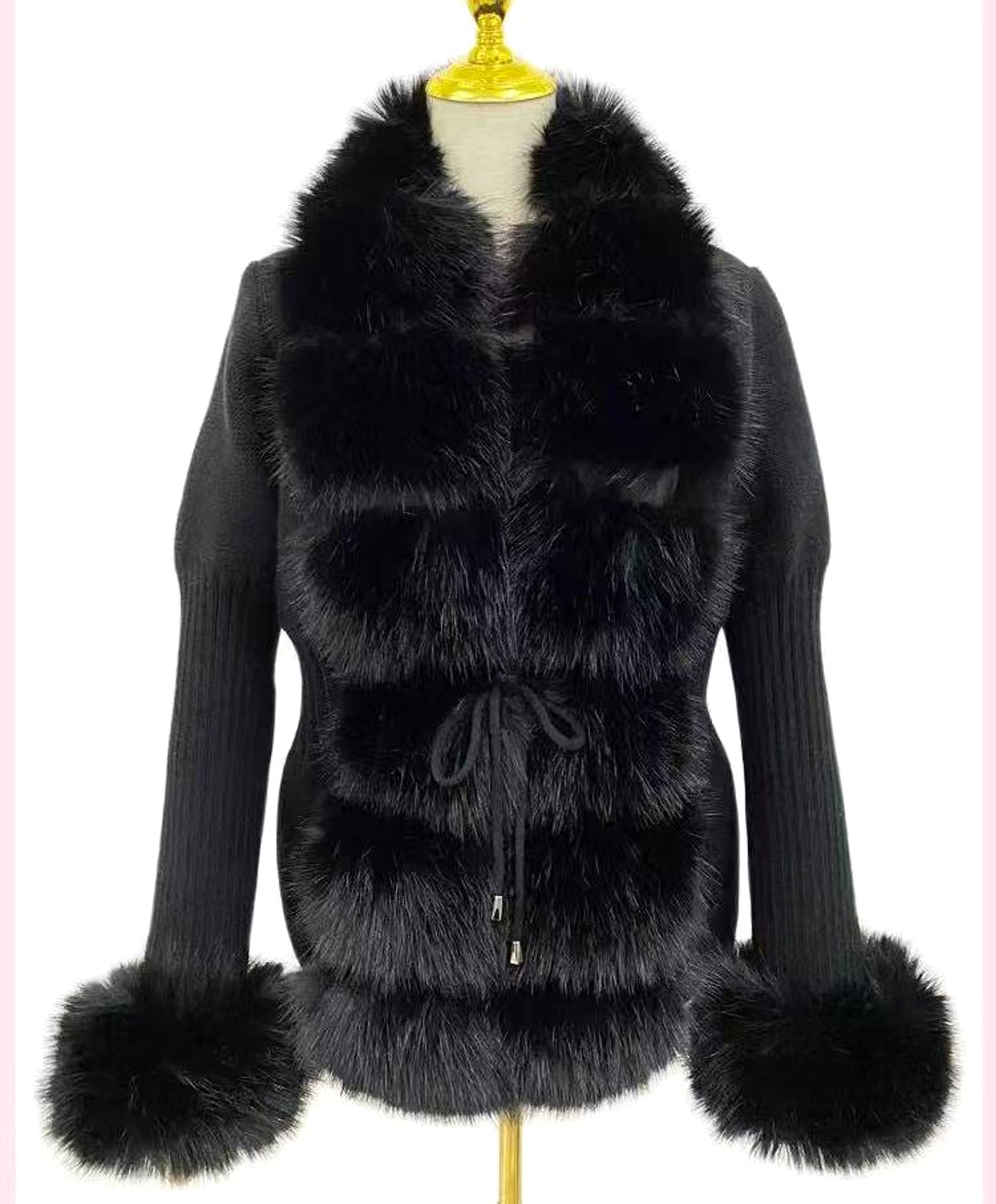 Placket Cuff Detachable Women's Jacket - enhanced image 1