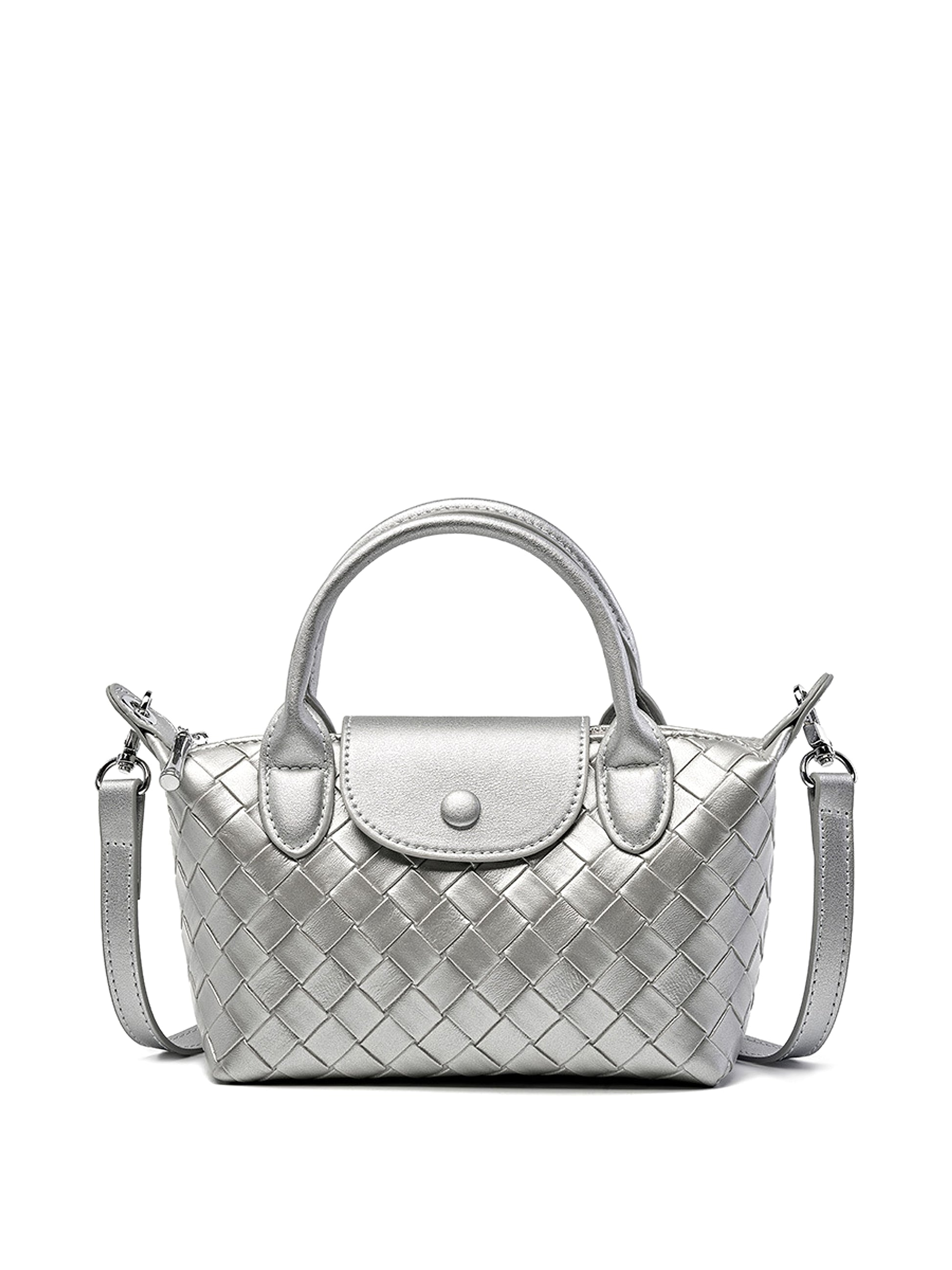 SolunaLuxe™ – WovenCharm Handbag - enhanced image 1