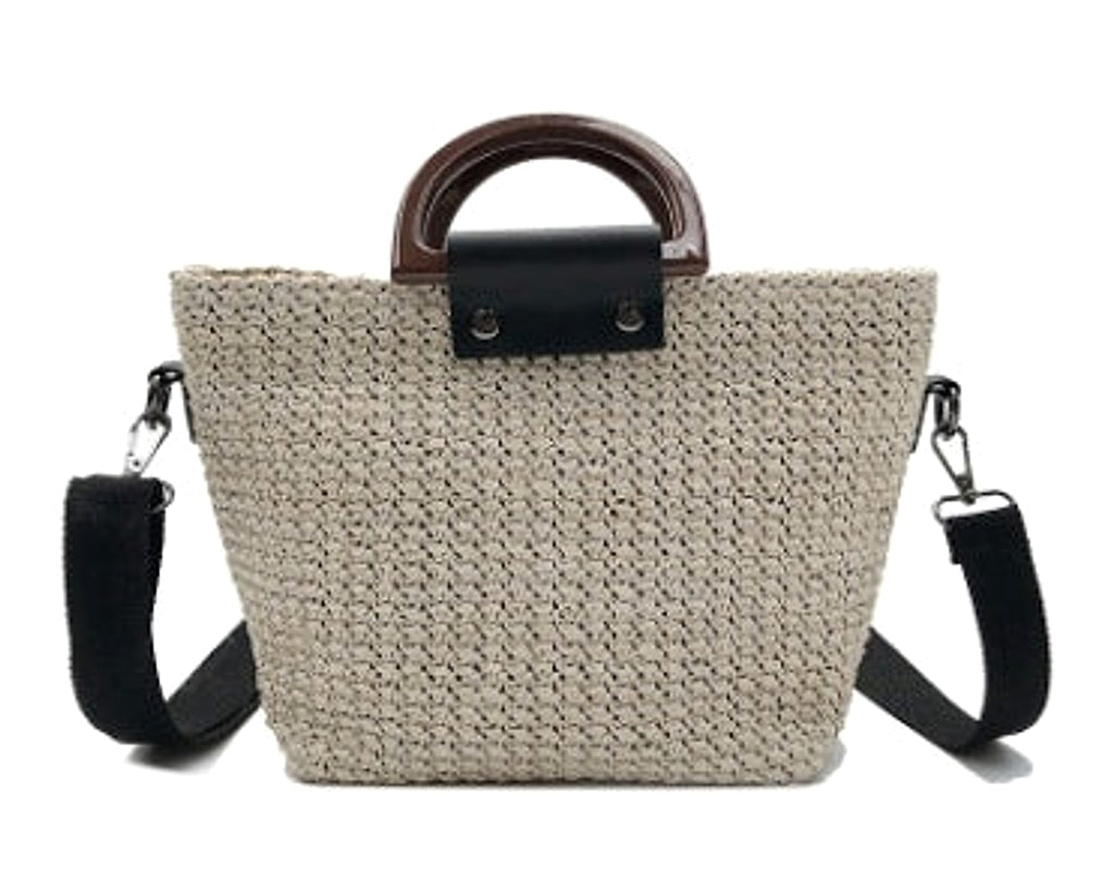 SolunaWeave™ – Simple Straw Utility Tote - enhanced image 1