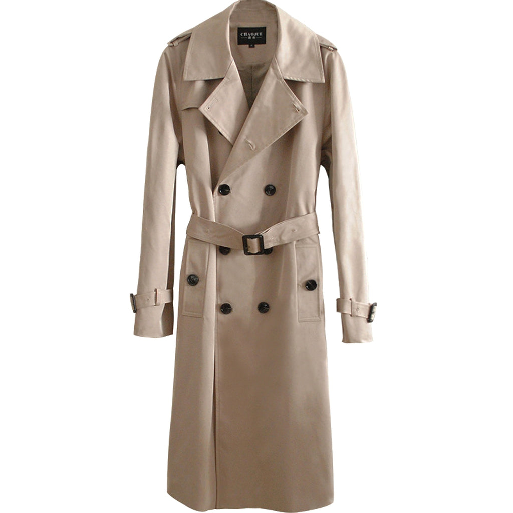 Spring And Autumn New European Station Loose Trench Coat - enhanced image 1
