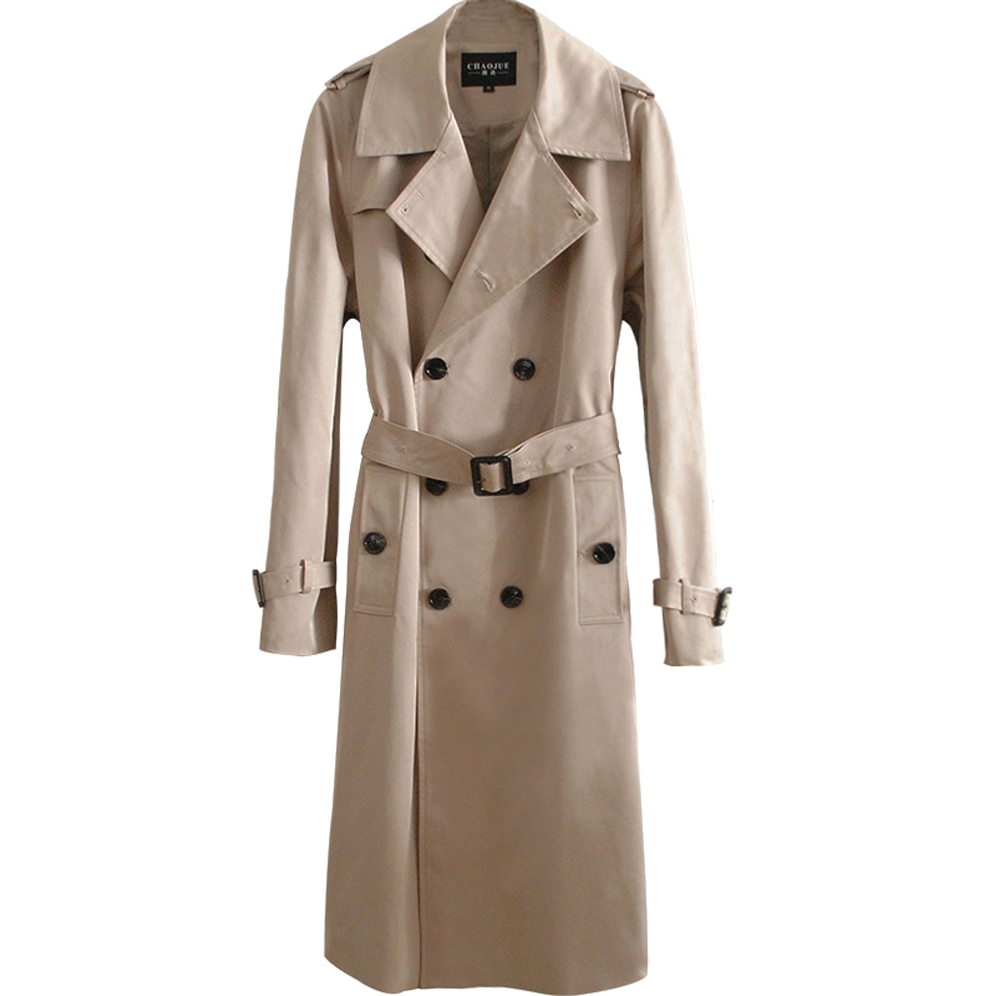 Spring And Autumn New European Station Loose Trench Coat - enhanced image 1