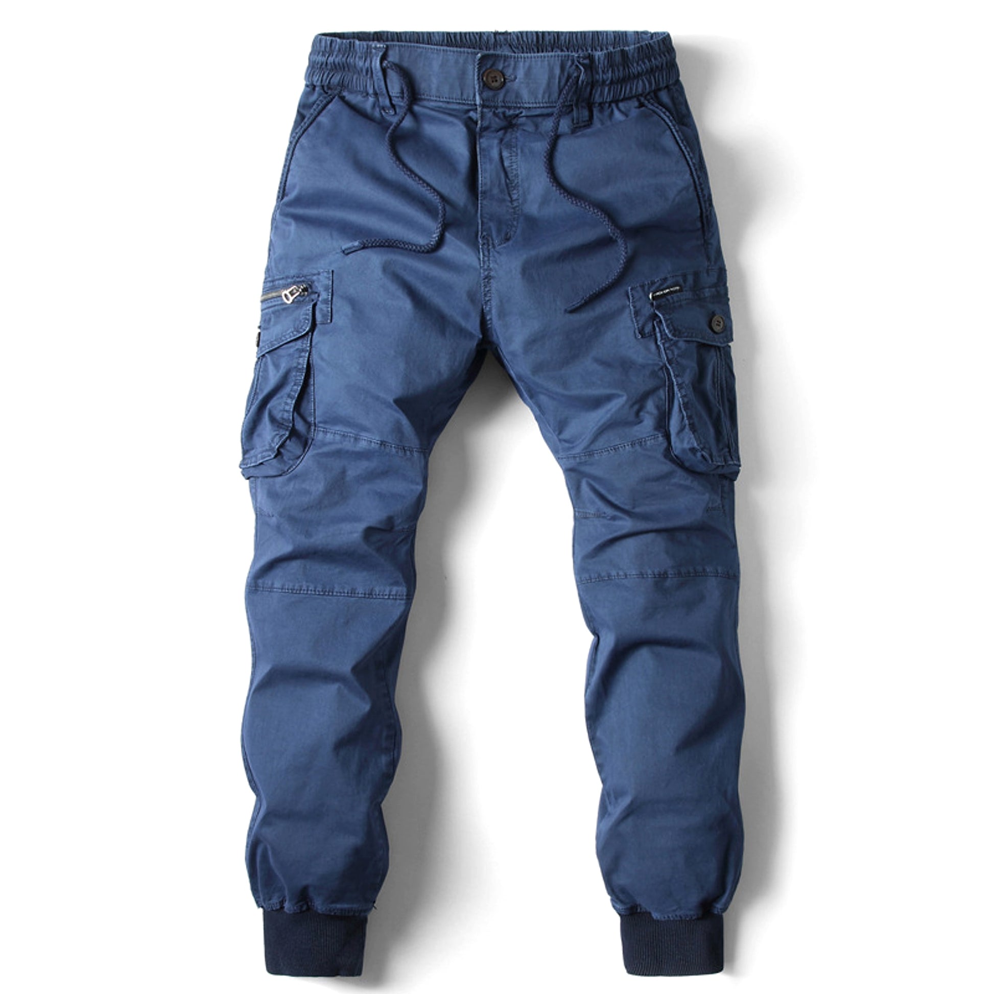 Spring Men's Tappered Work Clothes Multi-pocket Loose Casual Pants - enhanced image 1