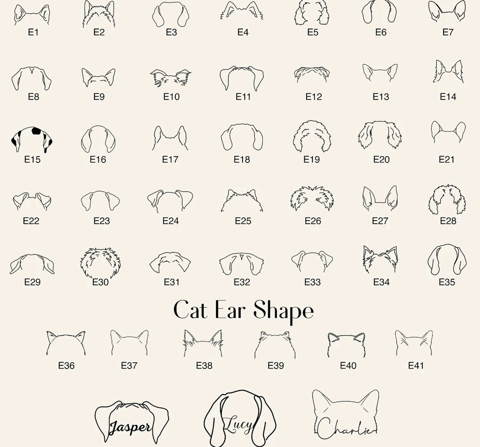 Stainless Steel English Letter Name Necklace DIY Hollowed Out Cat And Dog - enhanced image 1