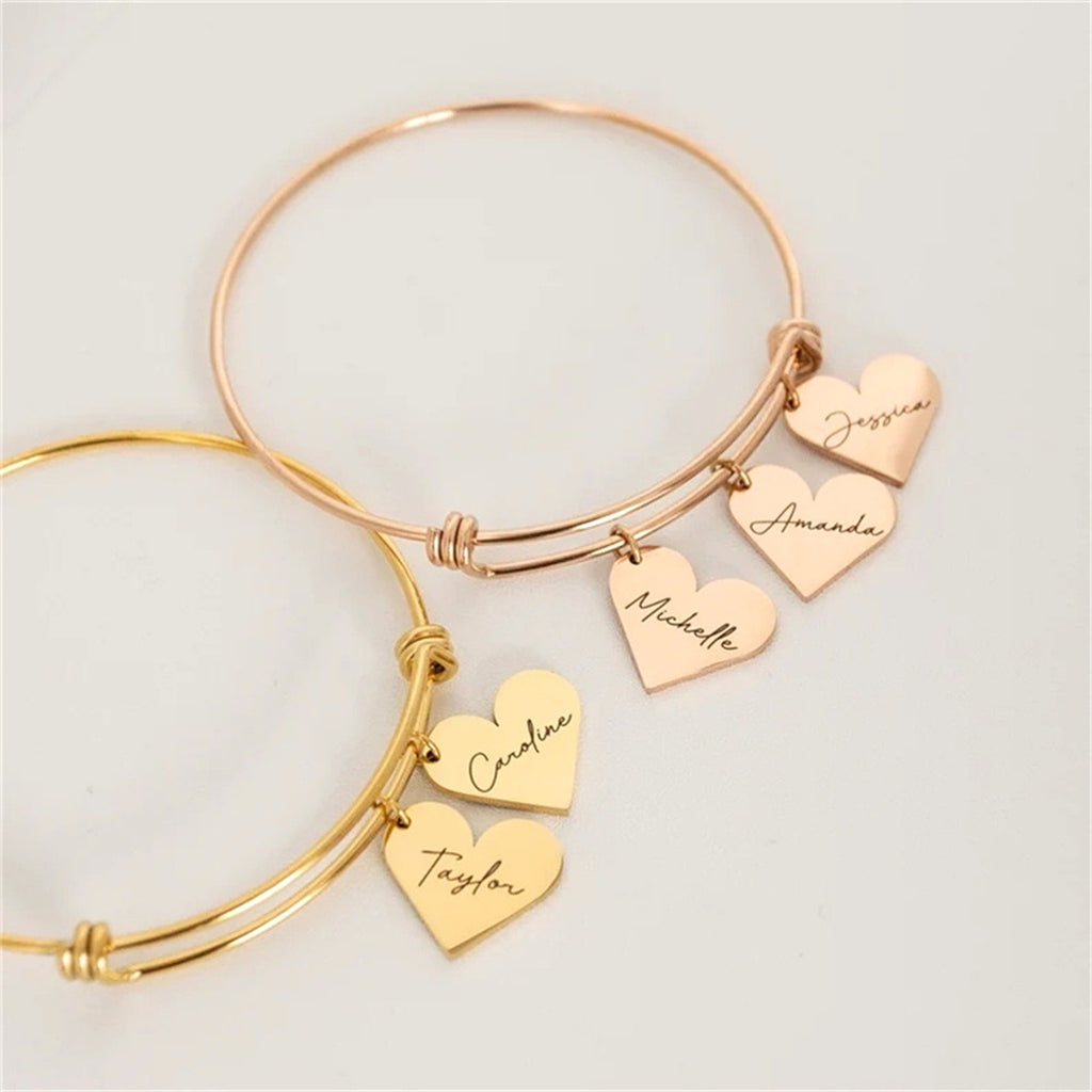 Personalized Stainless Steel Name Bracelet – Elegant & Customizable Jewelry - enhanced image 1