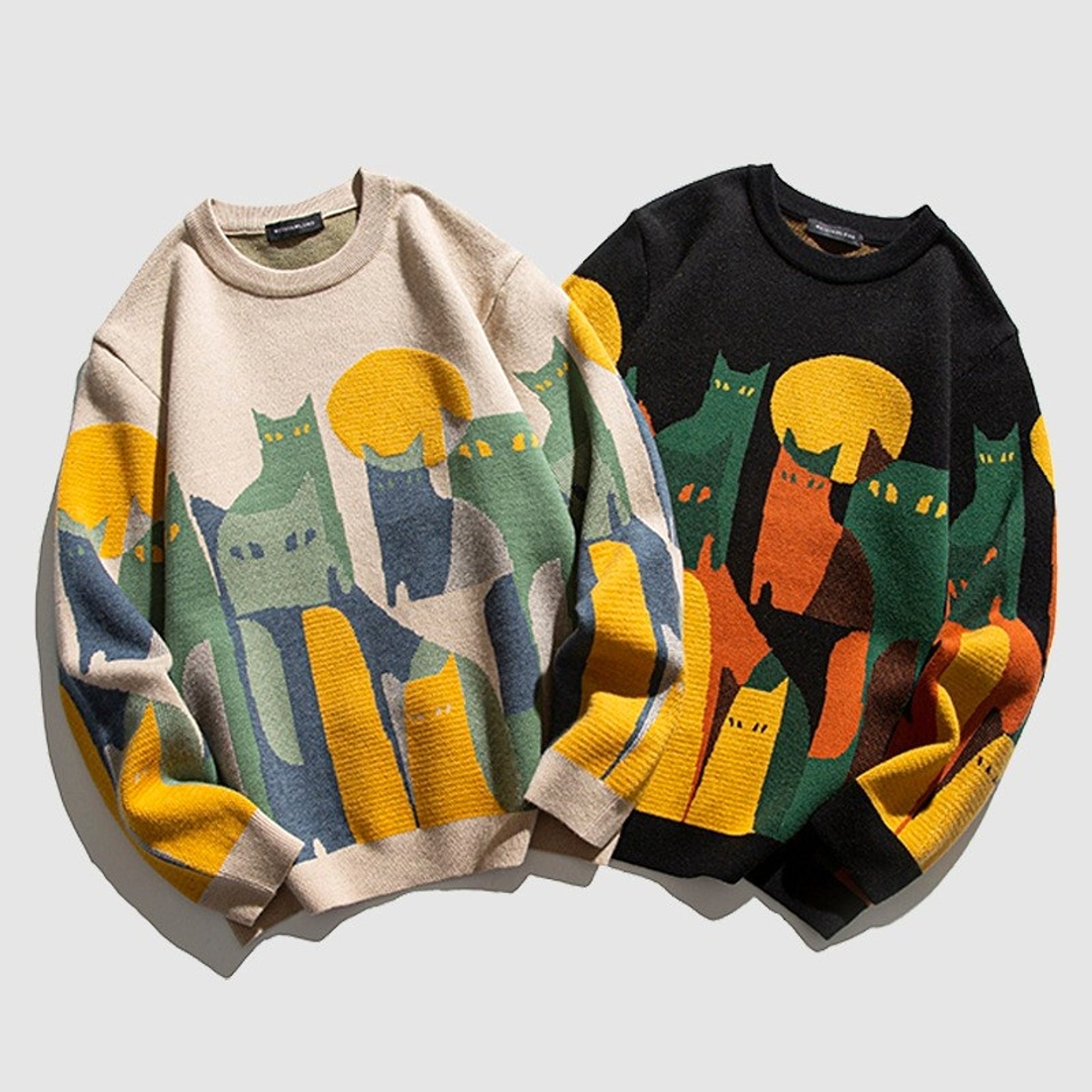 Sweater Men's Cats - enhanced image 1