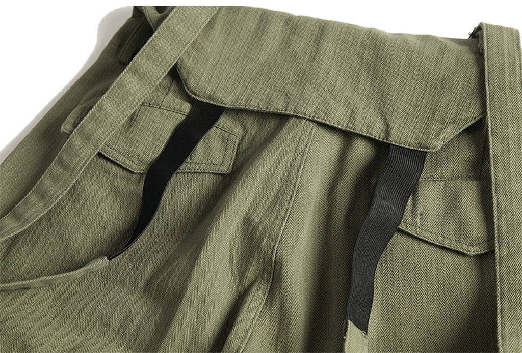 Vintage Loose Fitting Overalls - enhanced image 1