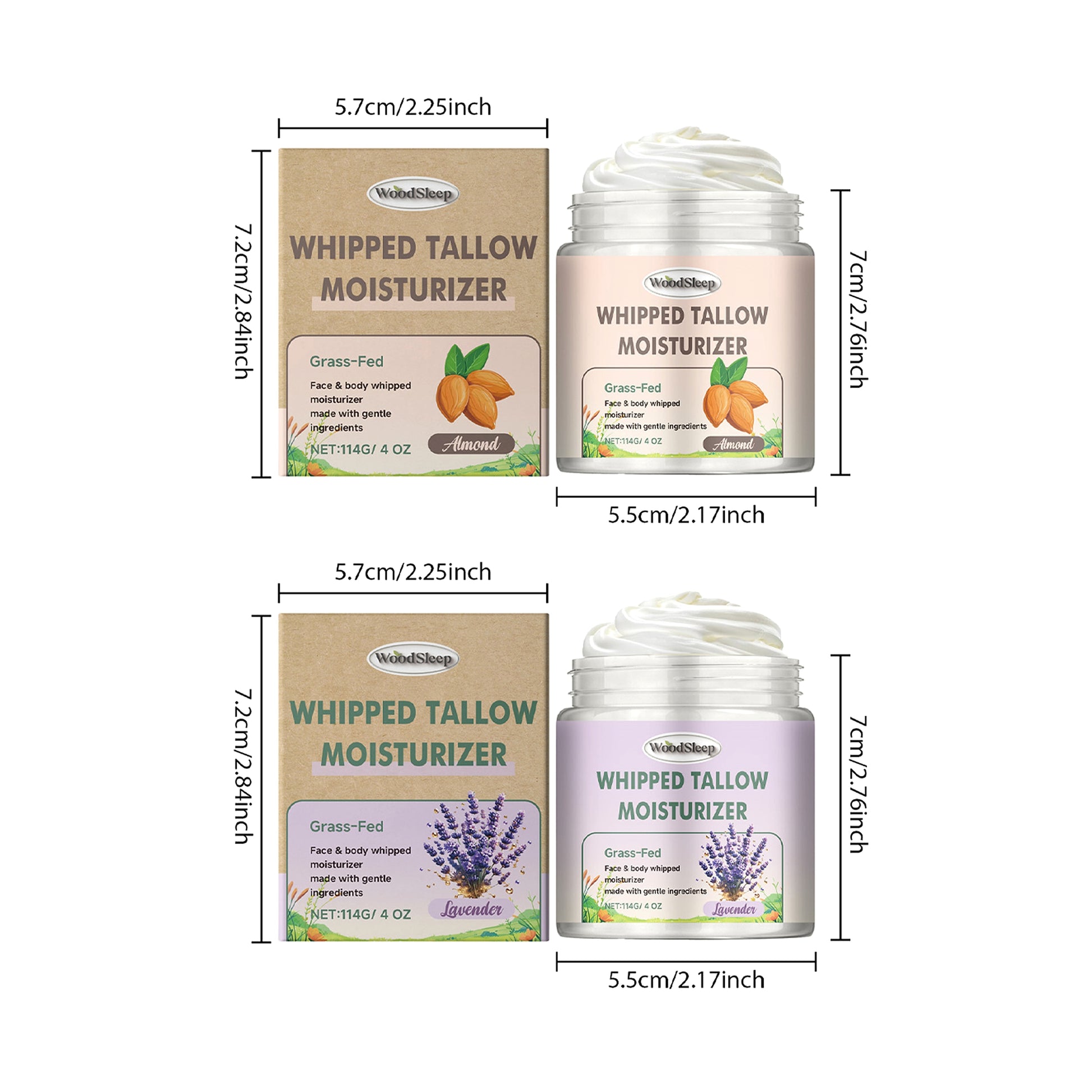 Whipped Tallow Moisturizer – Natürlich gepflegt mit Rindertalg (114g) - enhanced image 1