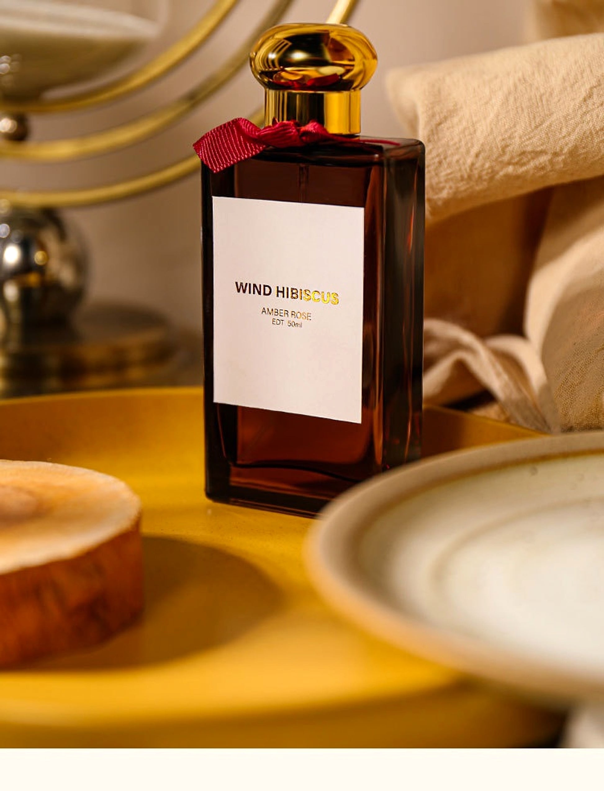 Wind Hisbiscus Niche Amber Rose Water Ladies Long-lasting Light Perfume - enhanced image 1