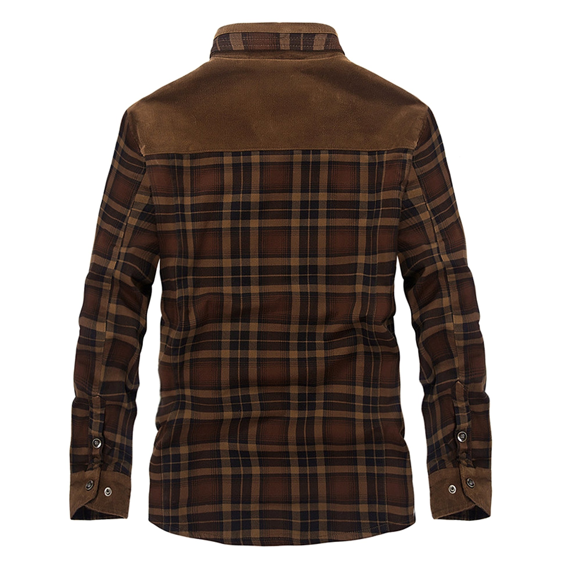 Pure Cotton Plaid Jacket Men - enhanced image 1