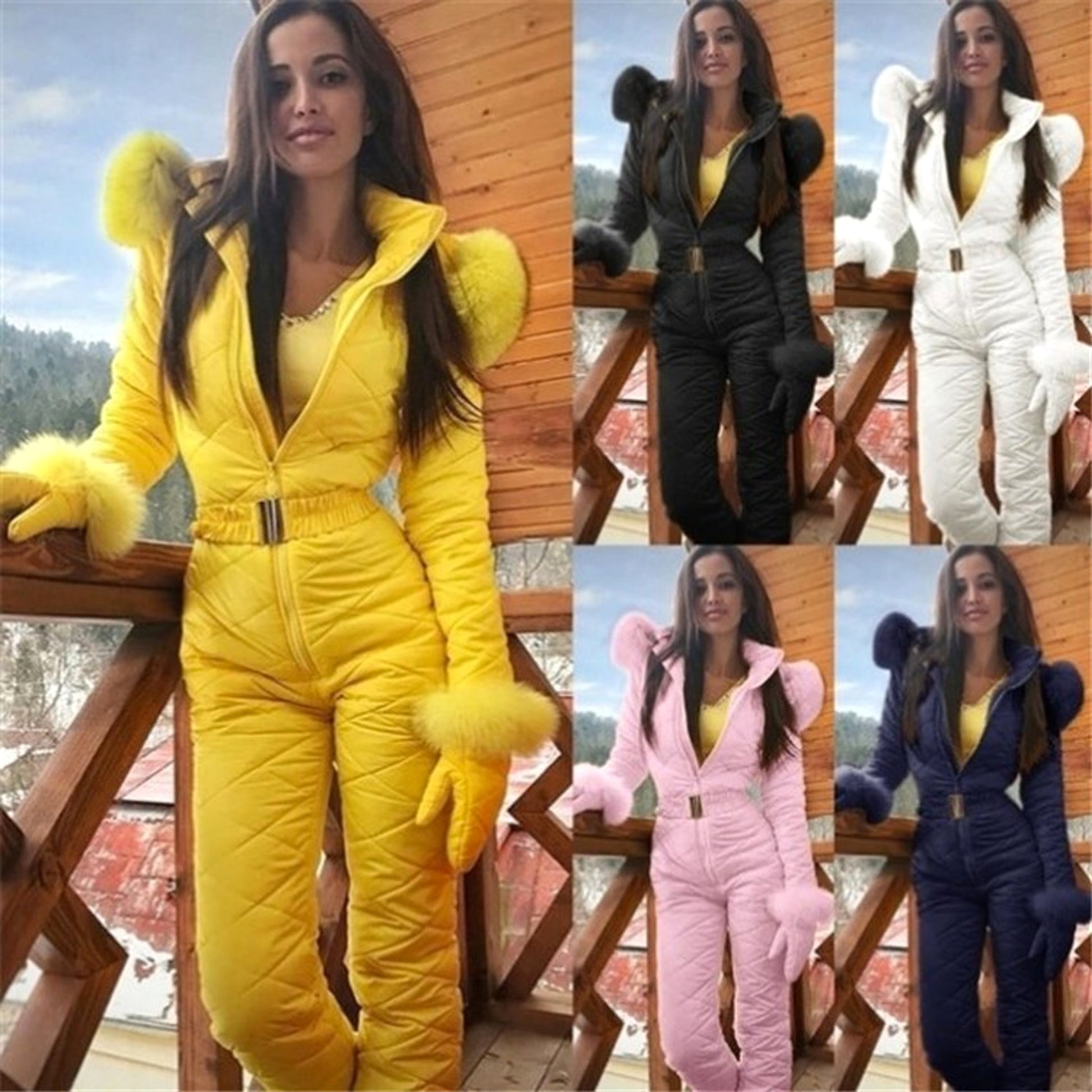 Winter Outdoor Fashion Ski Suit for Women – Warmth & Freedom on the Slopes - enhanced image 1