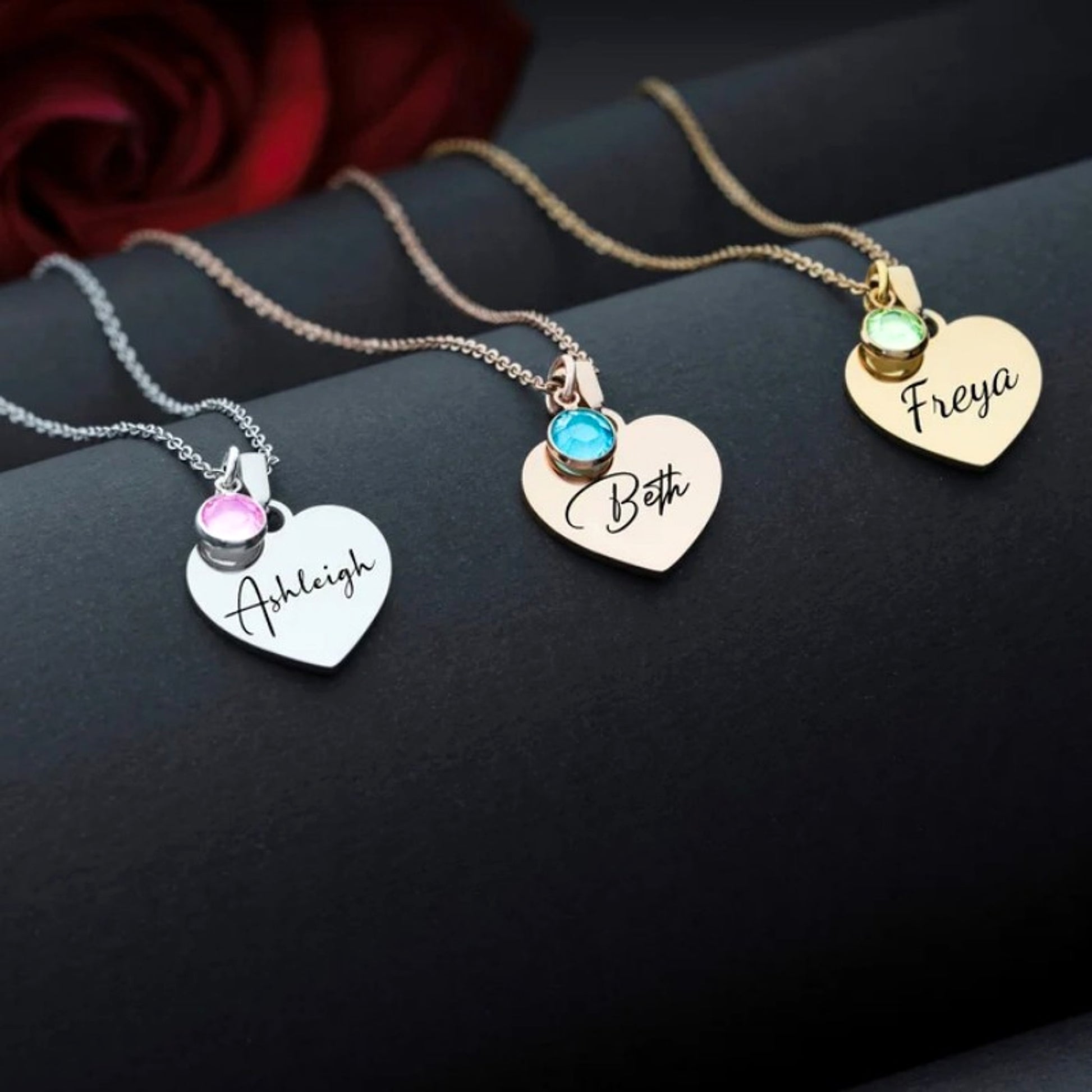 Women's English Letter Stainless Steel Necklace - enhanced image 1