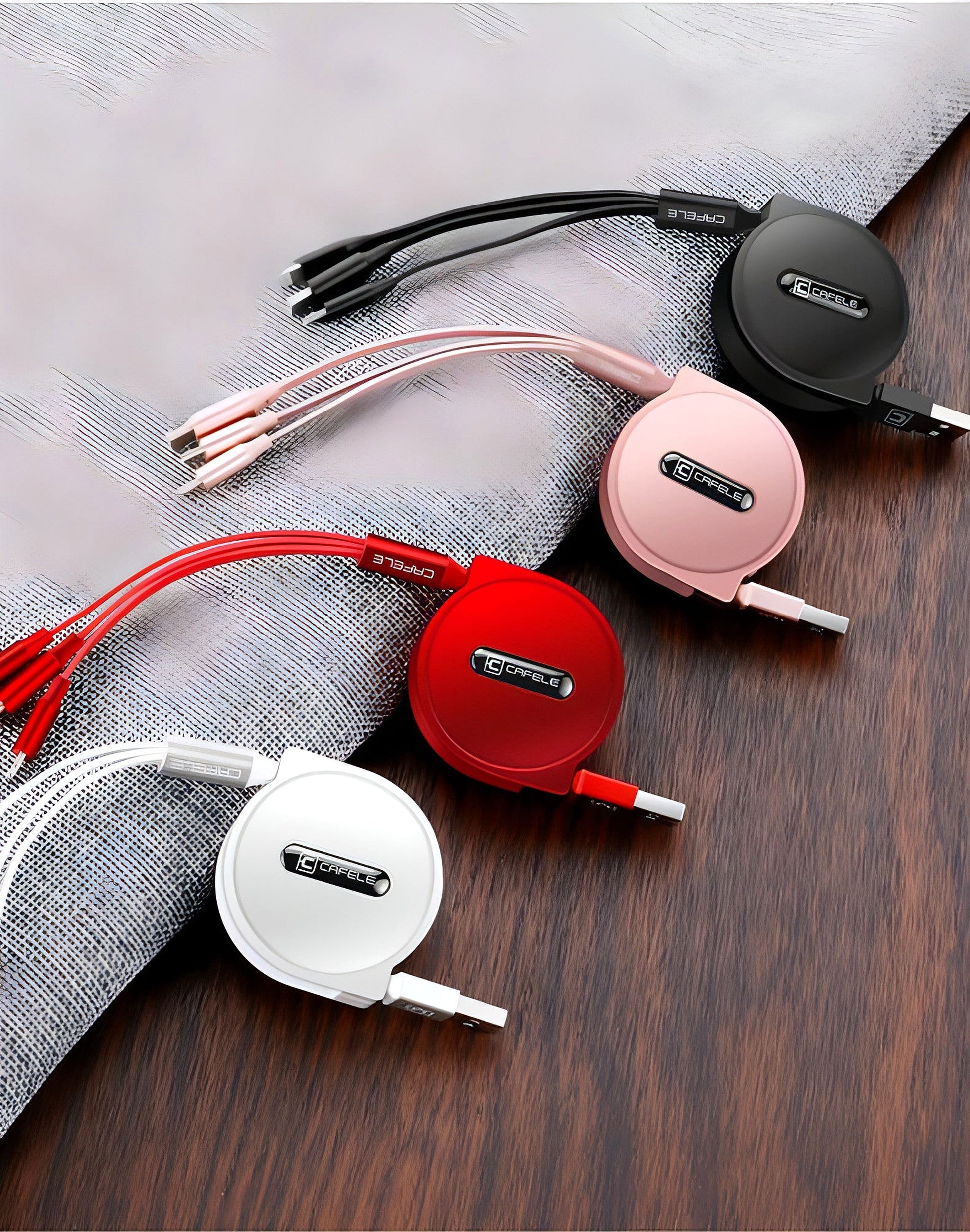 Z. Telescopic three-in-one charging line mobile phone multi-function multi-head Accessories - enhanced image 1