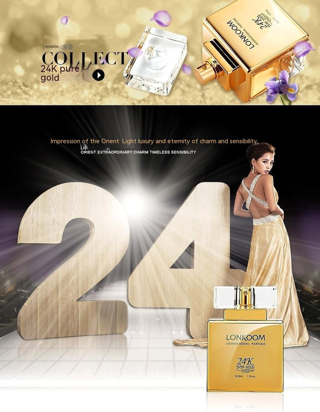 Eau De Toilette 24k Parfum - Natural Long Lasting - enhanced image 2