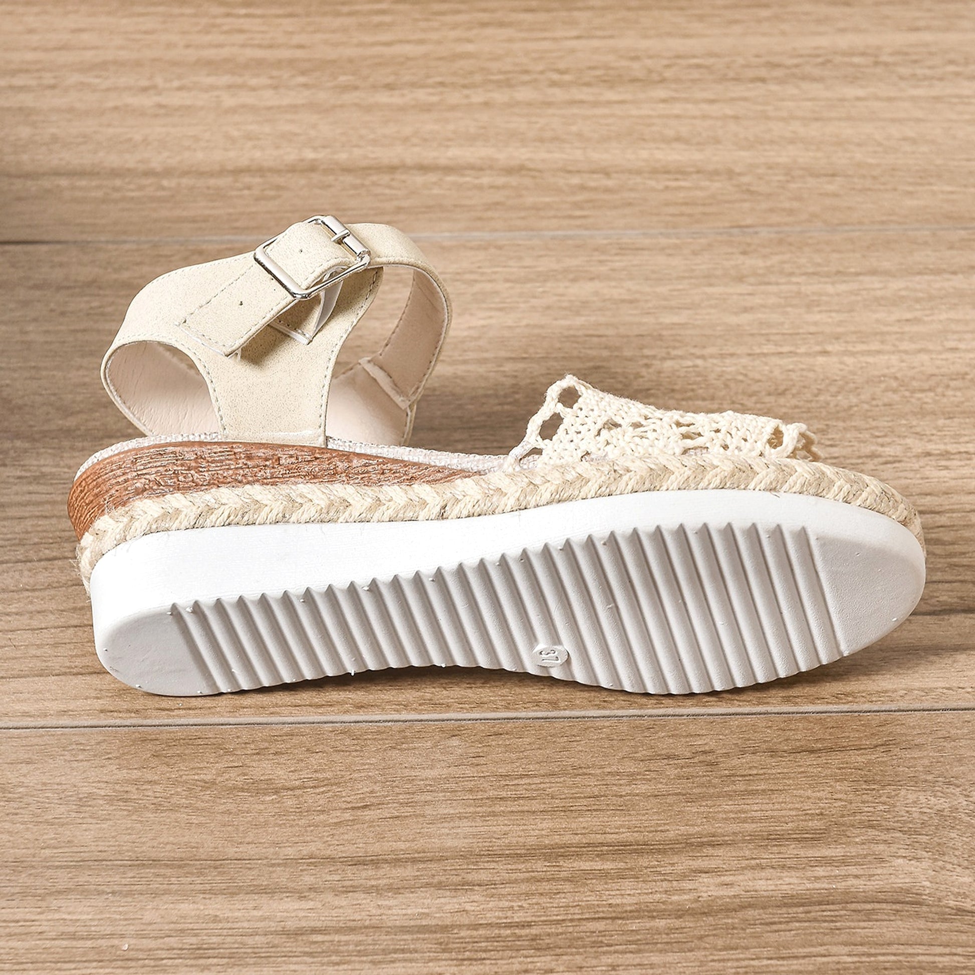 25 Edition – Boho Platform Buckle Wedge Sandals - enhanced image 2