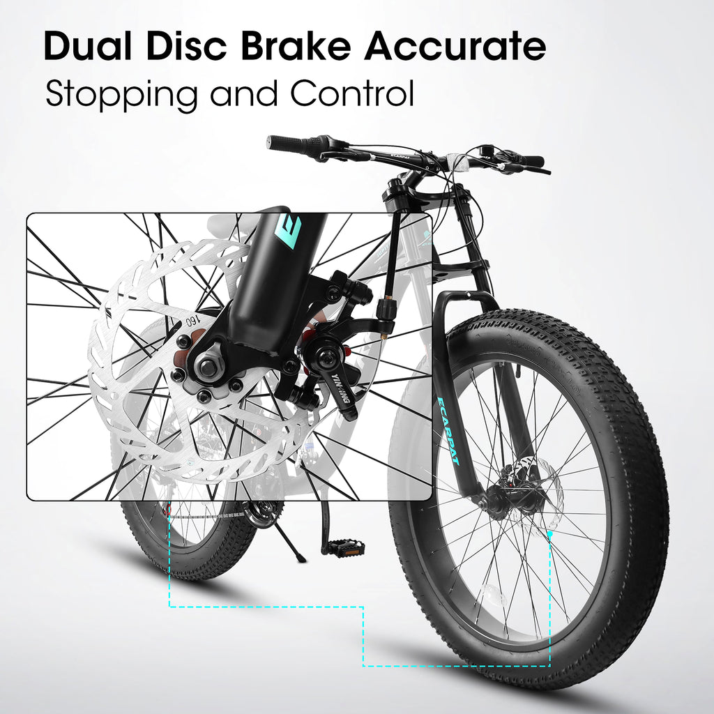 Ruffryde Ecarpat™ – 26" Full Suspension MTB (21-Speed, Dual Disc, Black) - enhanced image 2