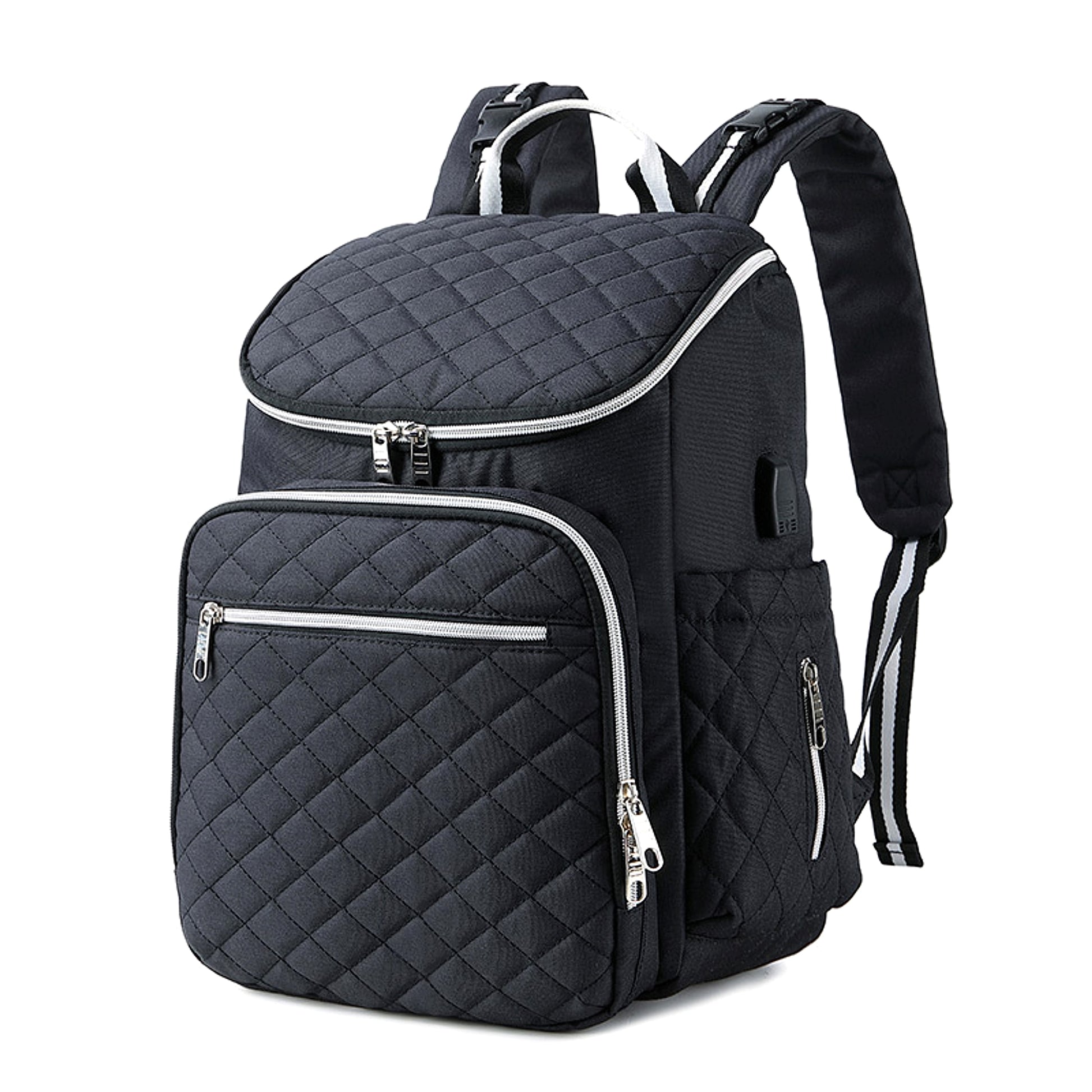 ALLFASHION™ – Quilted Daily Mommy Backpack - enhanced image 2