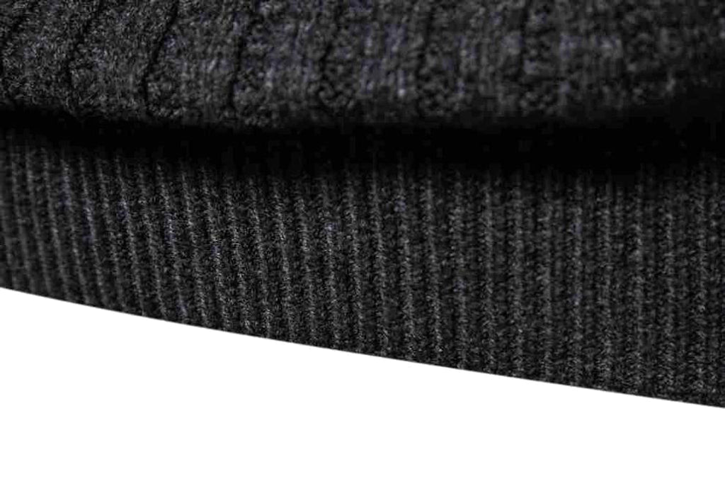 A.1. Autumn Men's Knitwear Solid Color Round Neck Fashion Sweater - enhanced image 2