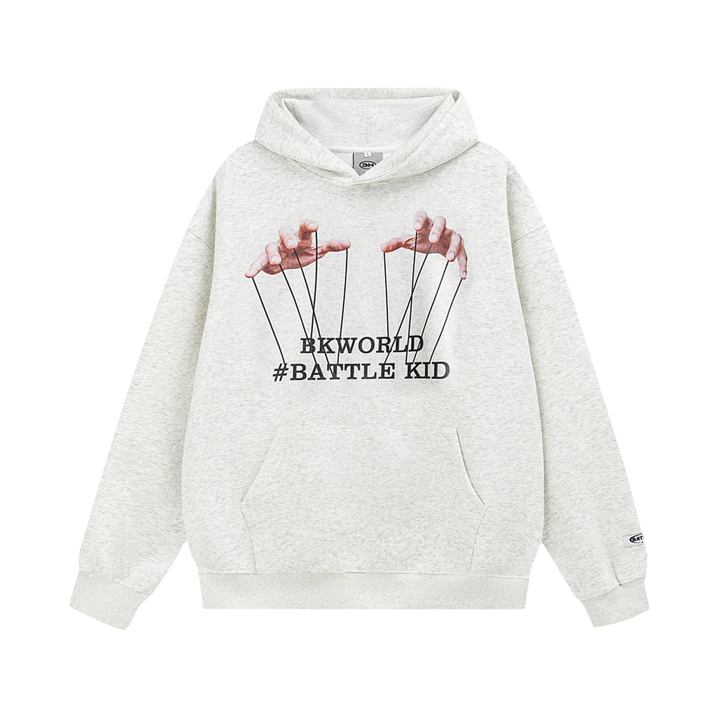 BATTLEKID - Padded Hooded Sweatshirt Sweater Men - enhanced image 2