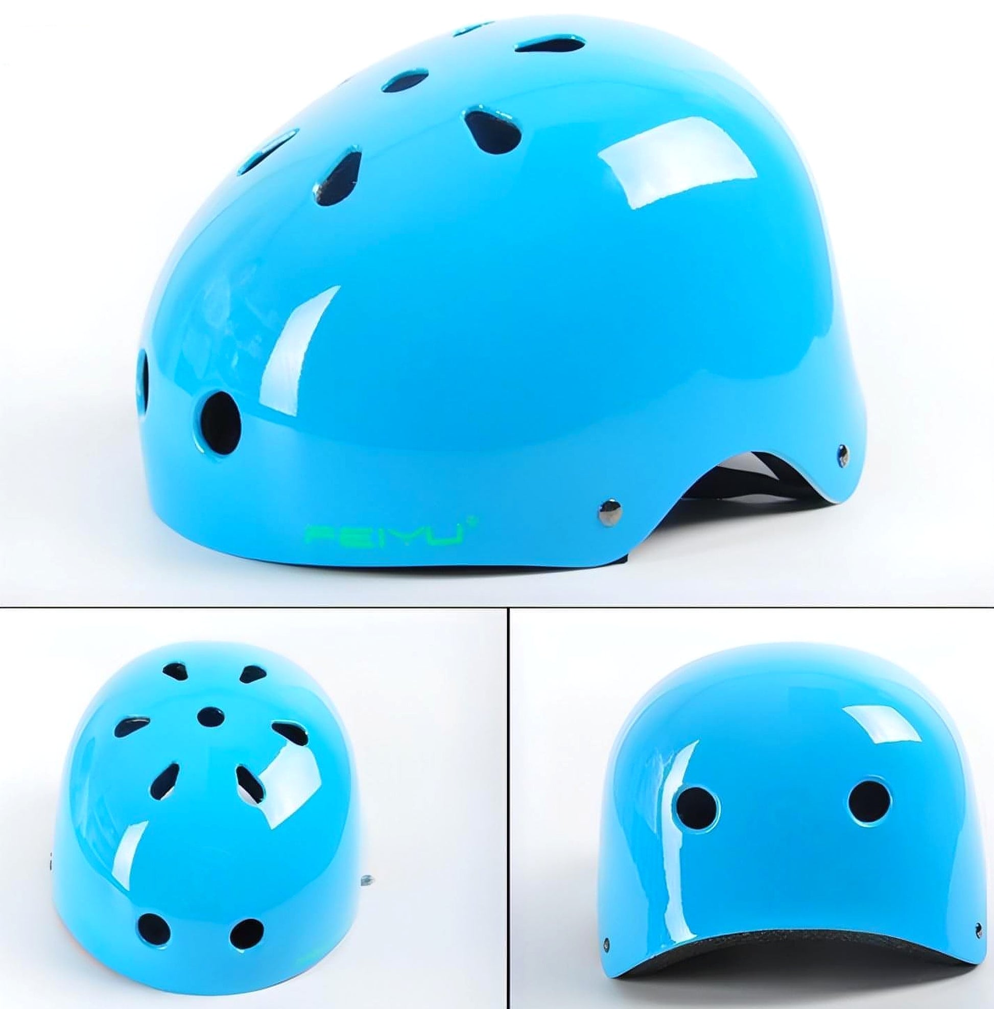 Boiling Fish Children's Wheel Skating Helmets  Hip-hop Bicycle Riding Skating For Men And Women's Helmets - enhanced image 2