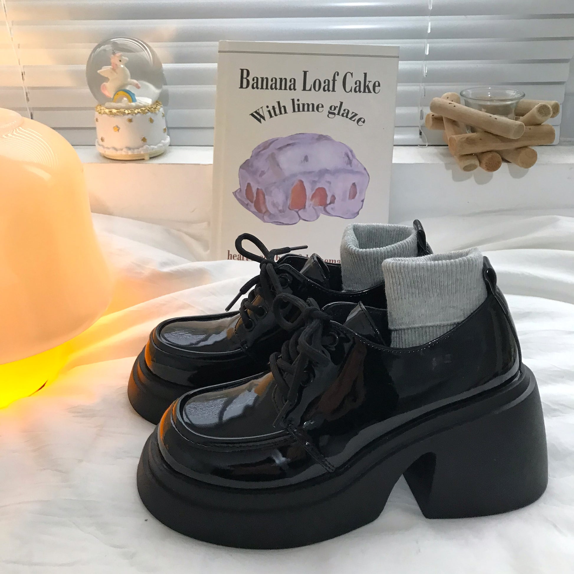 British Style Black Versatile Elevated Single Shoe - enhanced image 2