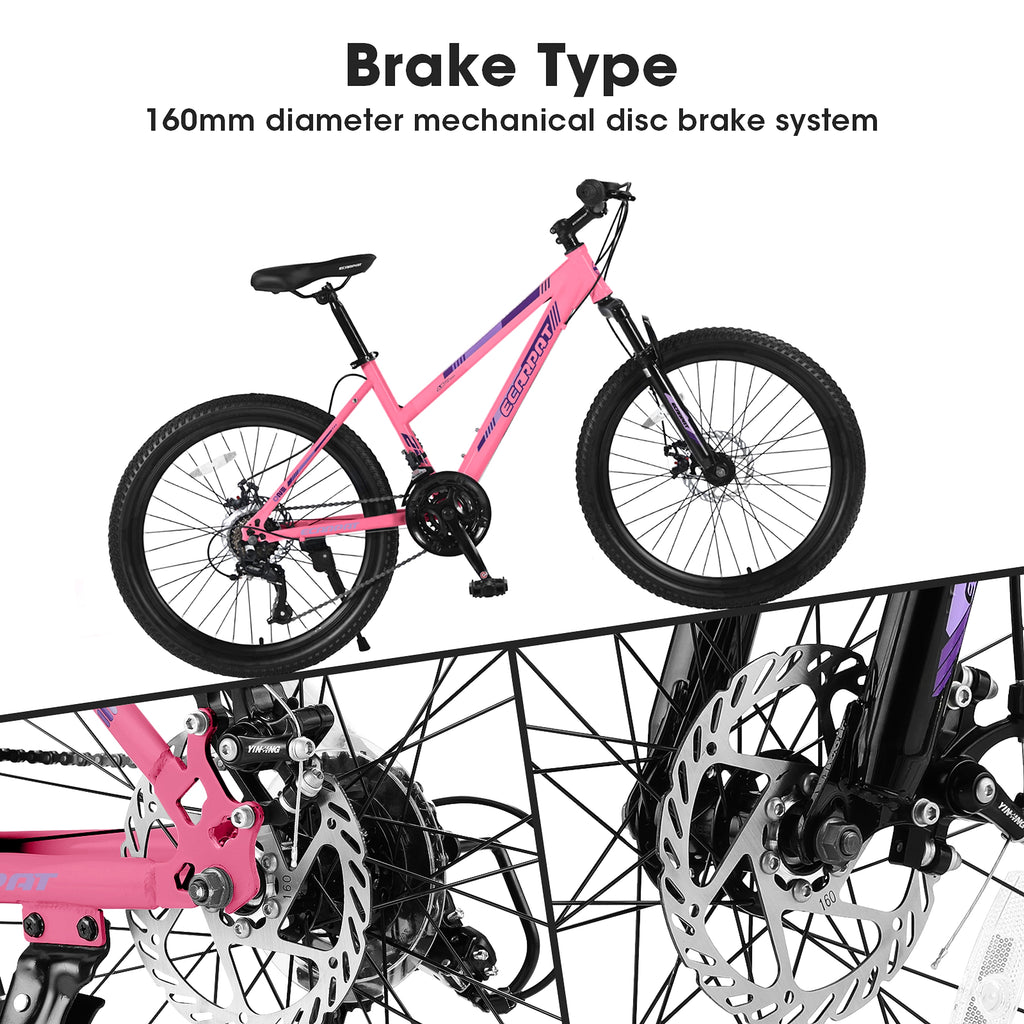 Carpat™ City-Cruizer – 26" Pink Trail Bike for Women & Teens - enhanced image 2