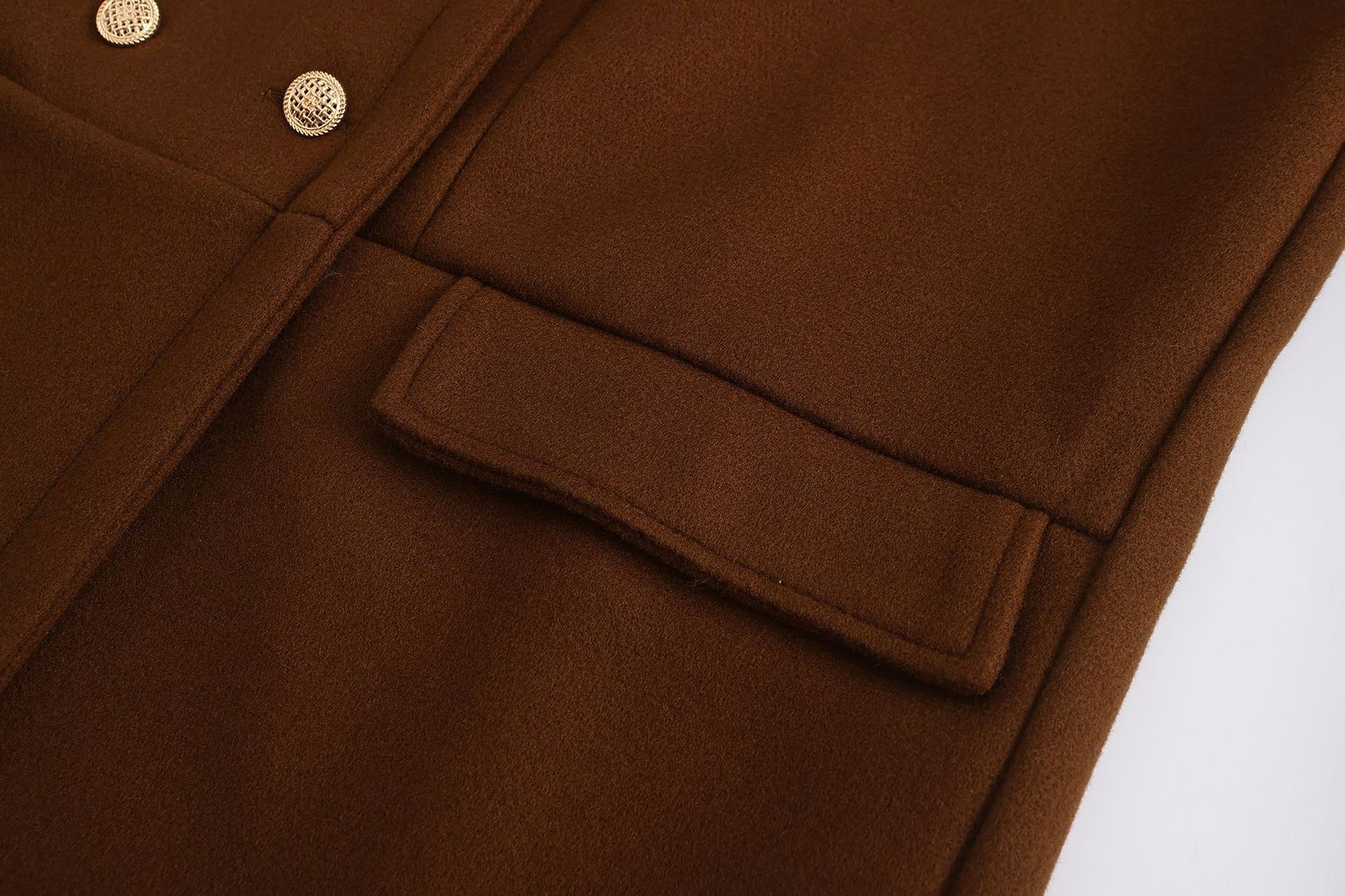 Casual Woolen Men's Trench Coat Men - enhanced image 2