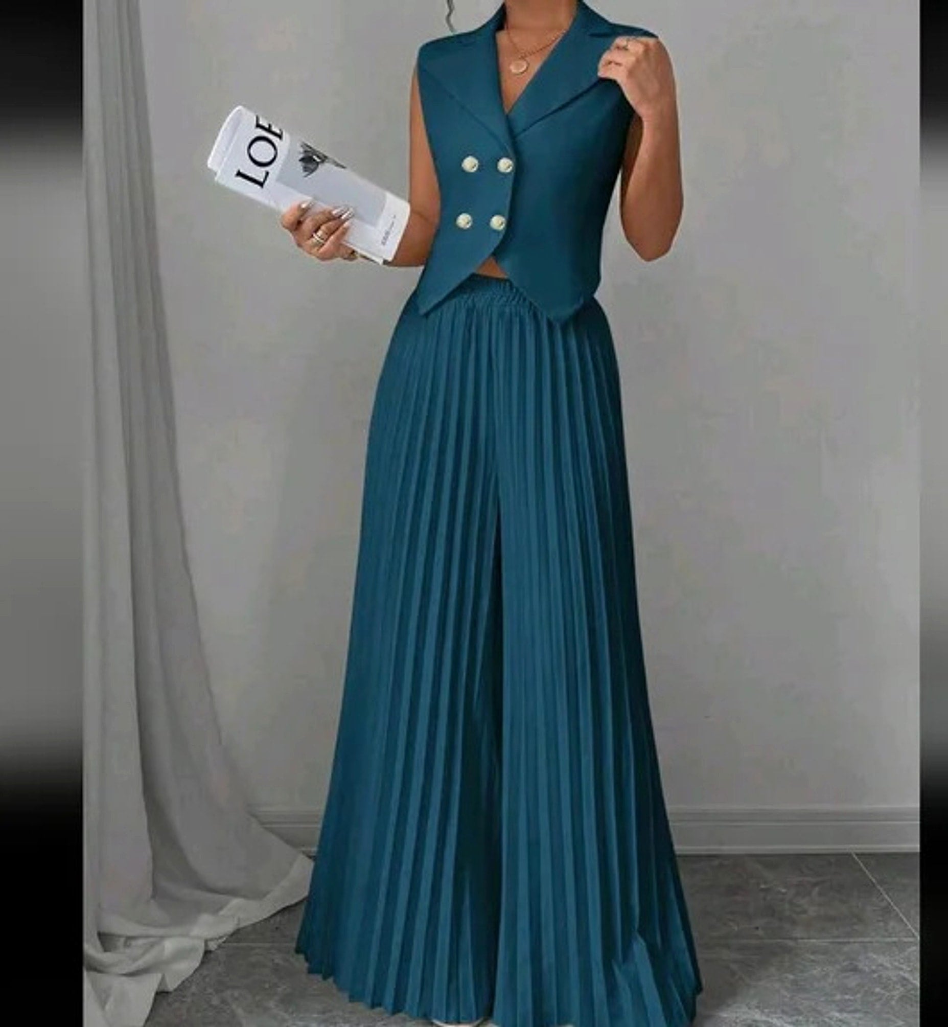 CityMuse Sleeveless Suit Set – Haute Edition 25 - enhanced image 2