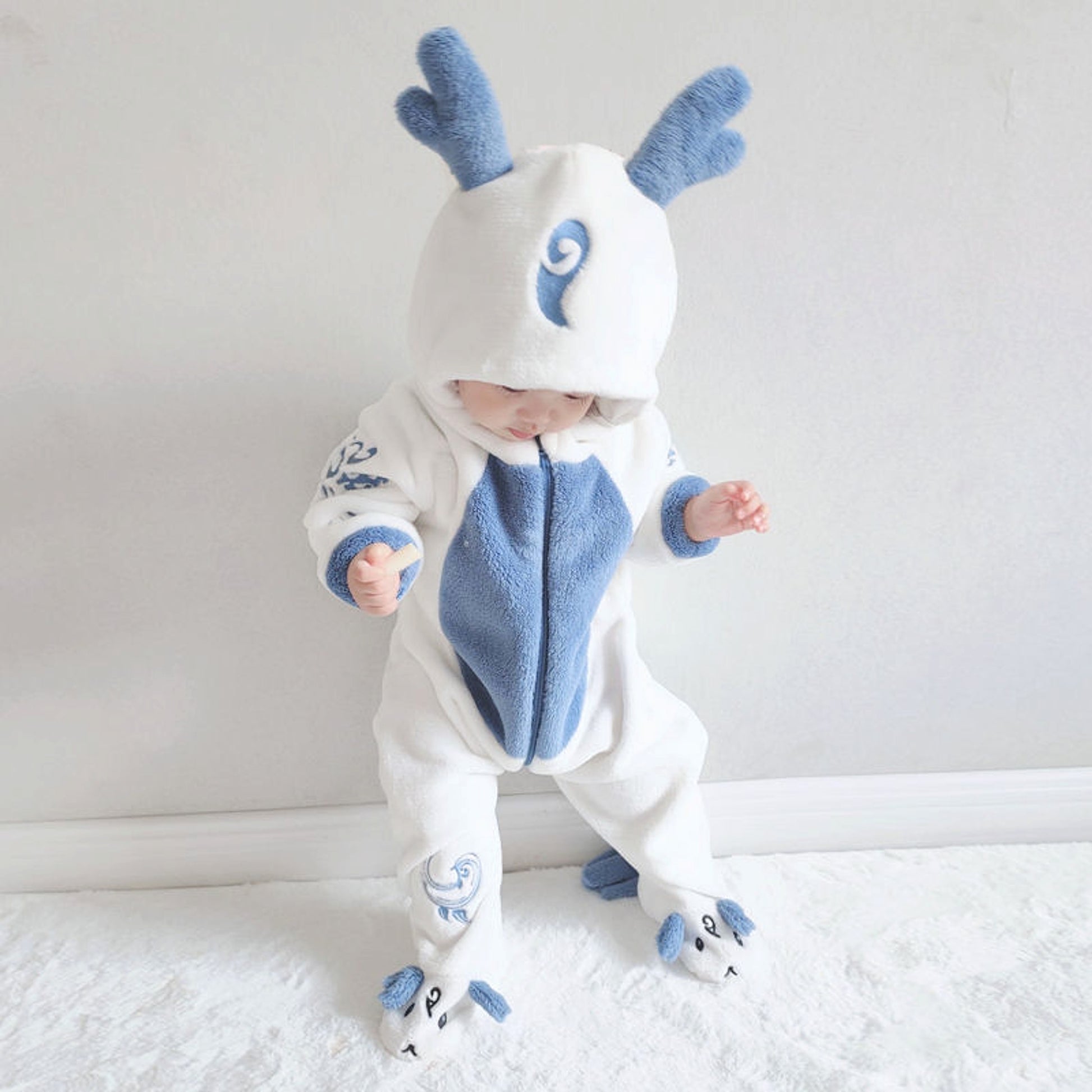 CuddleCub™ – Animal Ear Baby Jumpsuit for Autumn - enhanced image 2