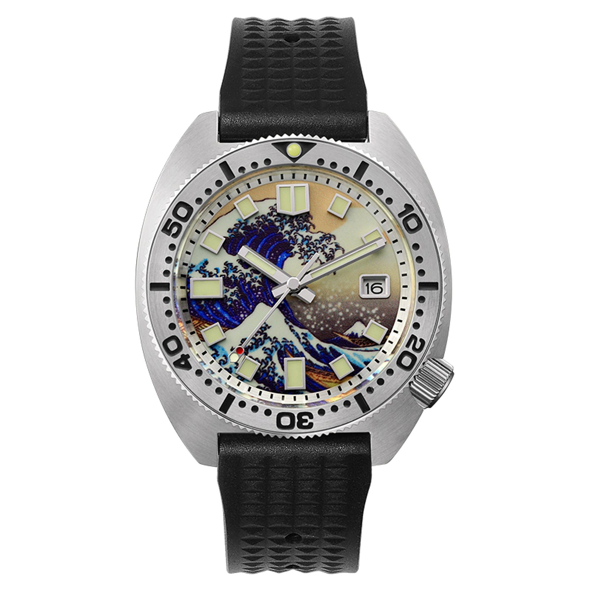 Diving watch mechanical watch - enhanced image 2