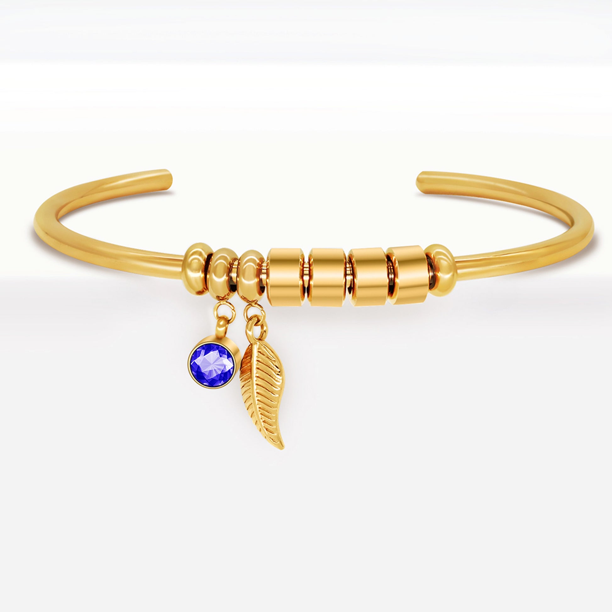 LuxeJewels™ – Birthstone Initial Bracelet - enhanced image 2