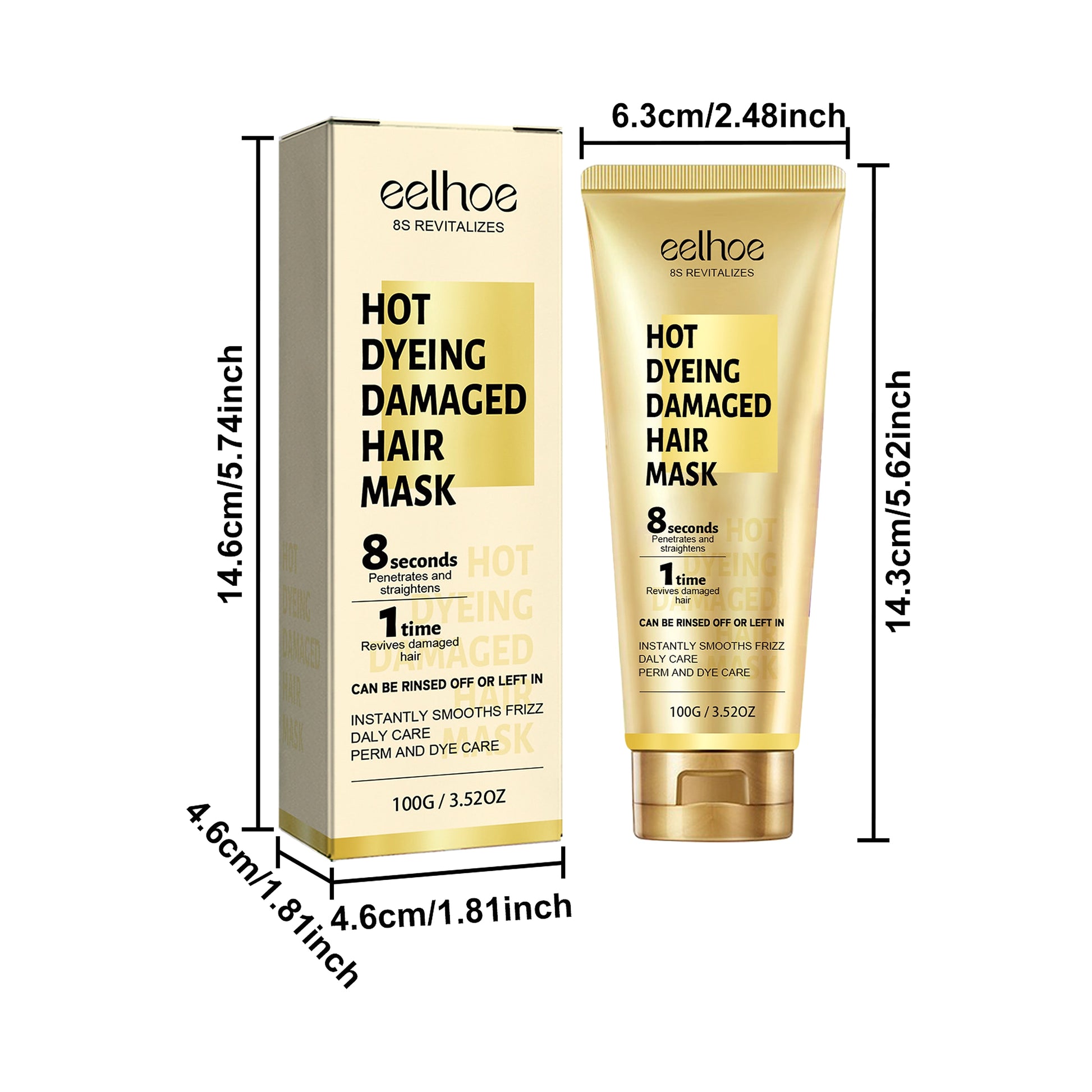 ELLHOE™ Keratin Hair Repair Cream – Restores Damaged & Dyed Hair - enhanced image 2