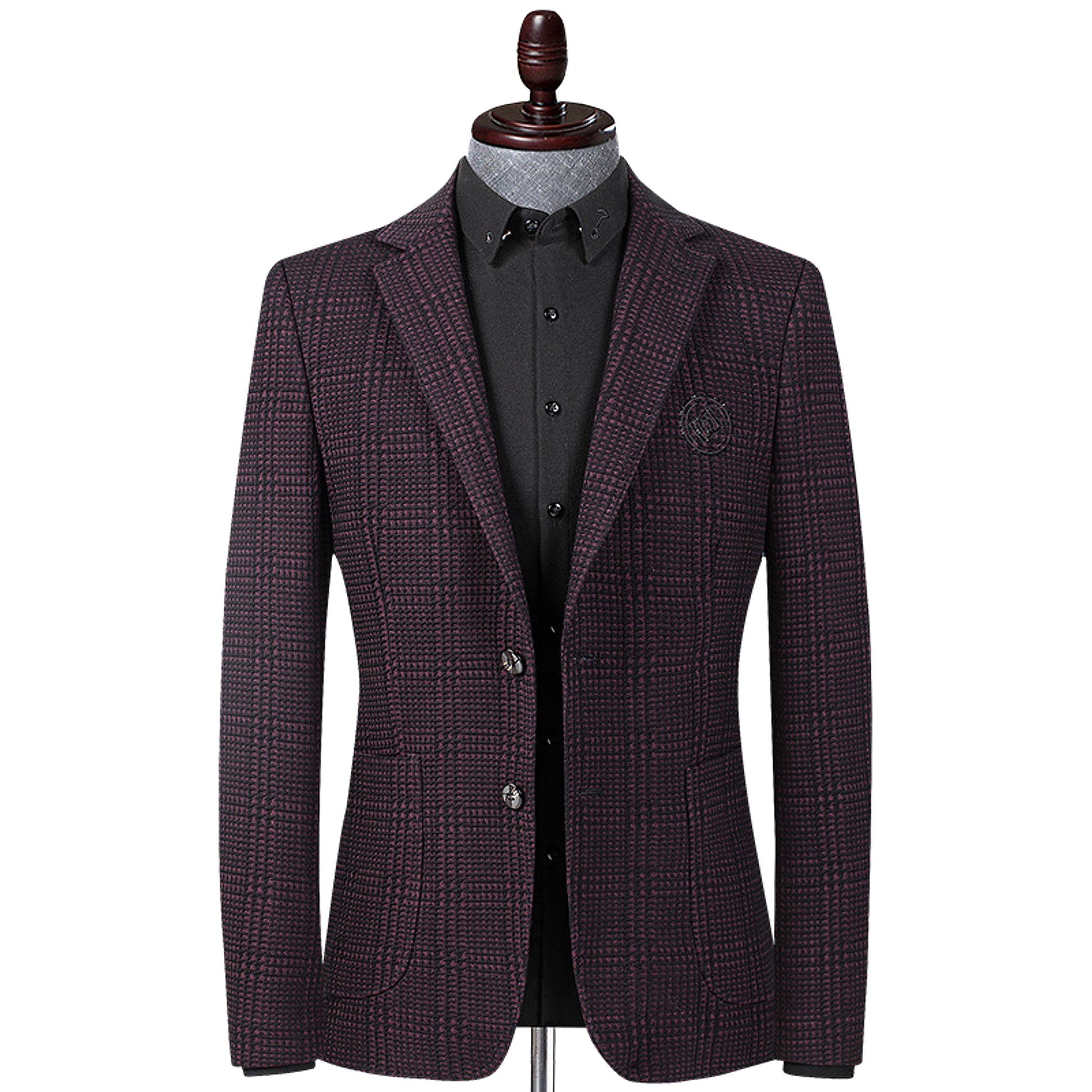 Embroidered Luxe™ Men's Suit – Bold Design for Fashion-Conscious Men - enhanced image 2