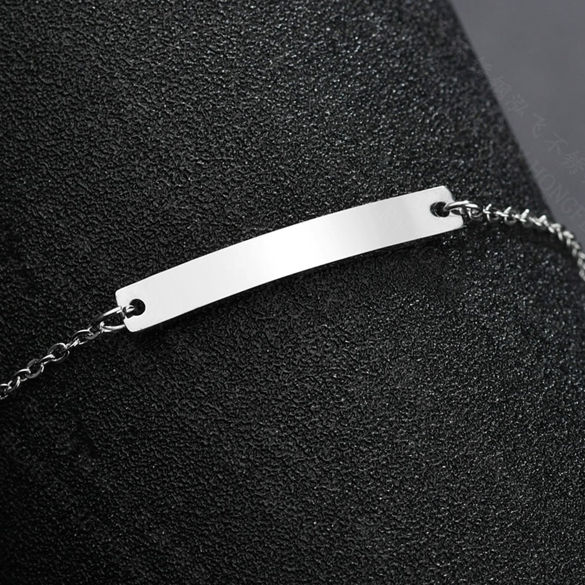 English Name Bracelet Personalized Titanium Steel Handwear - enhanced image 2