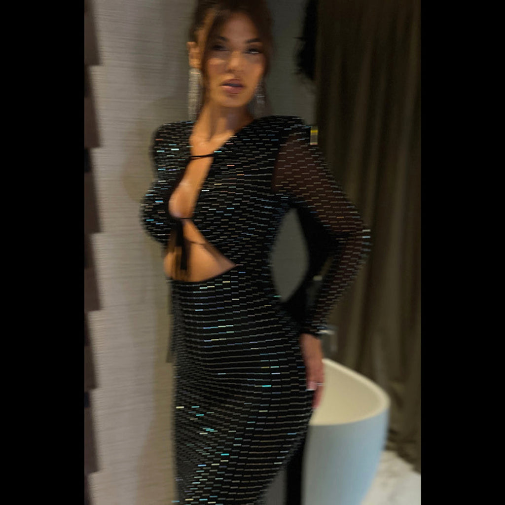 Colorful Sequins Dress for Women - enhanced image 2