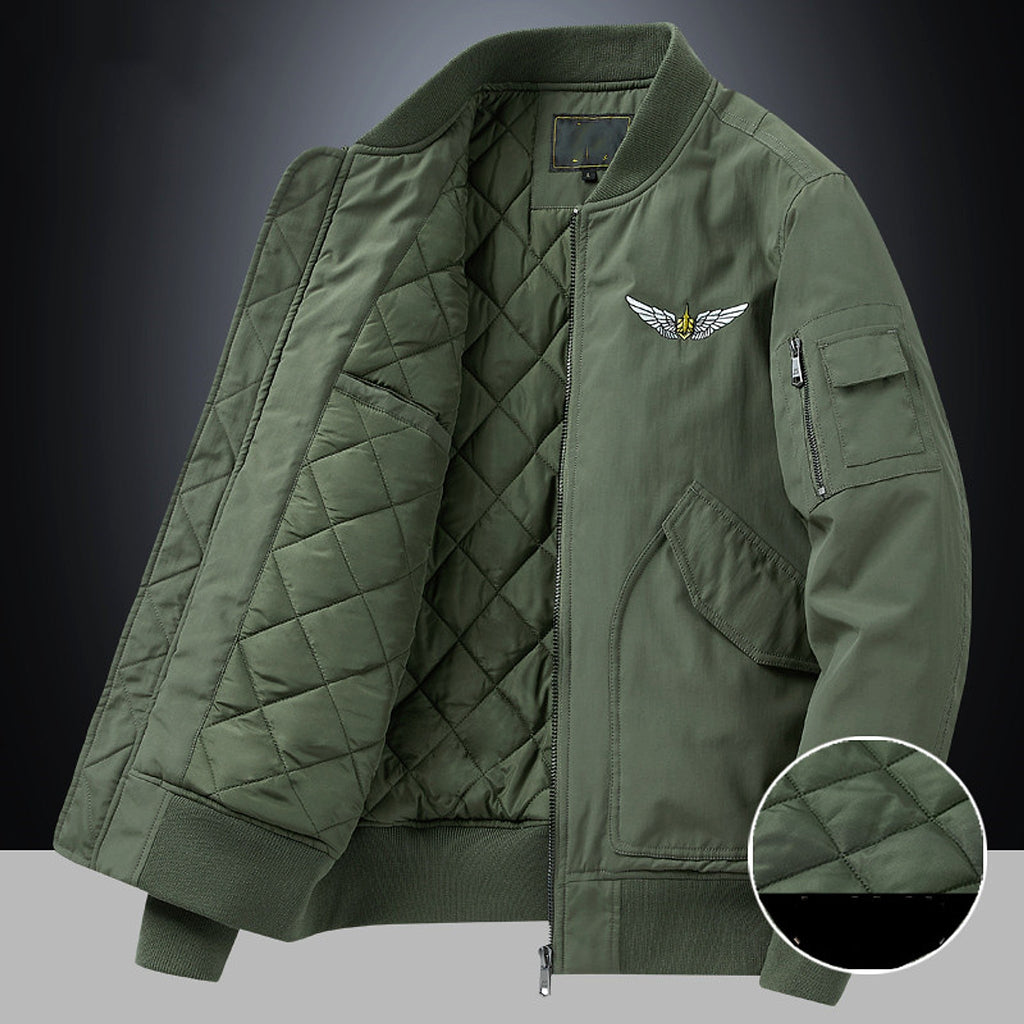 Fashion Casual Brushed Jacket Men - enhanced image 2