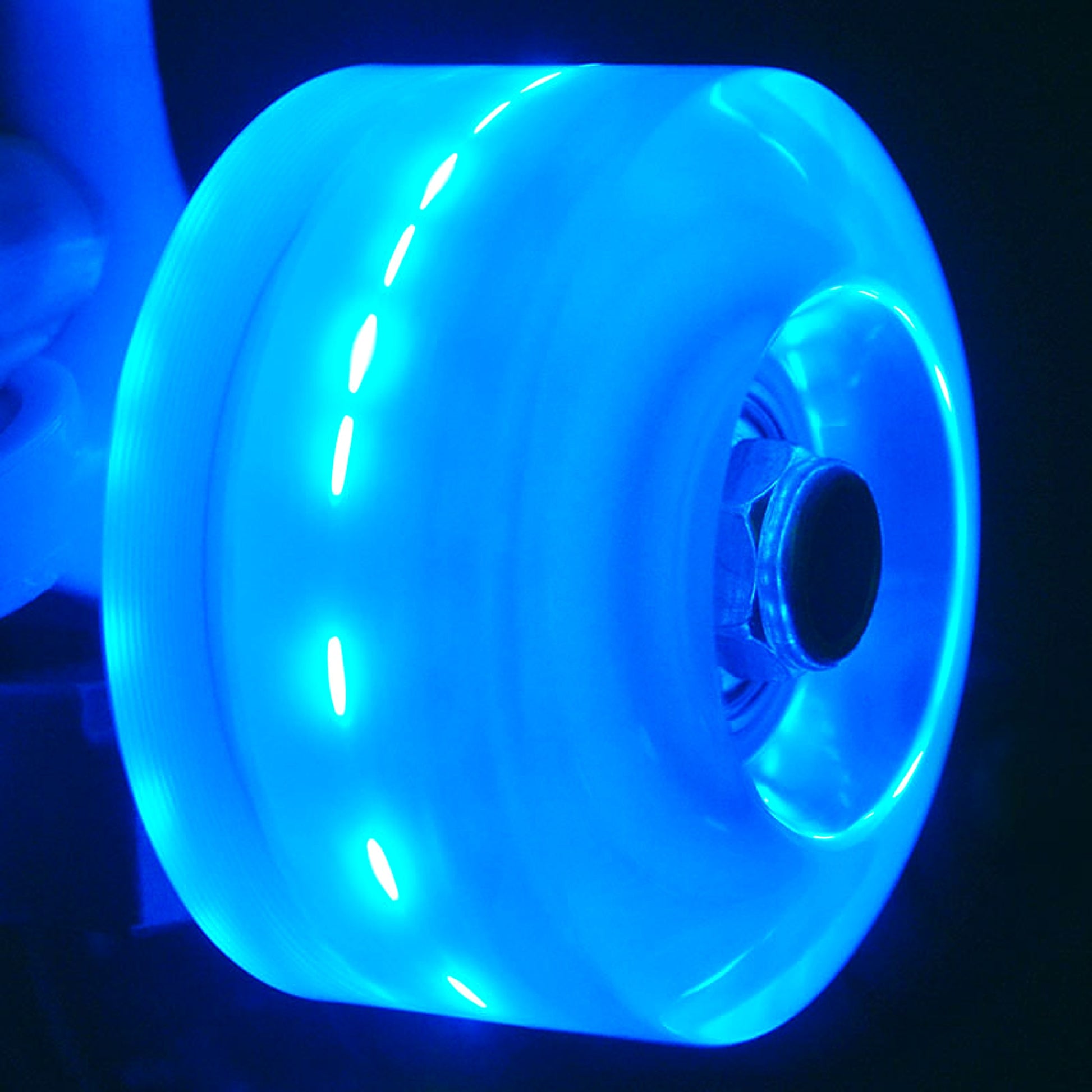 Fashionable Personality Double Row Roller Skates Luminous Wheel - enhanced image 2