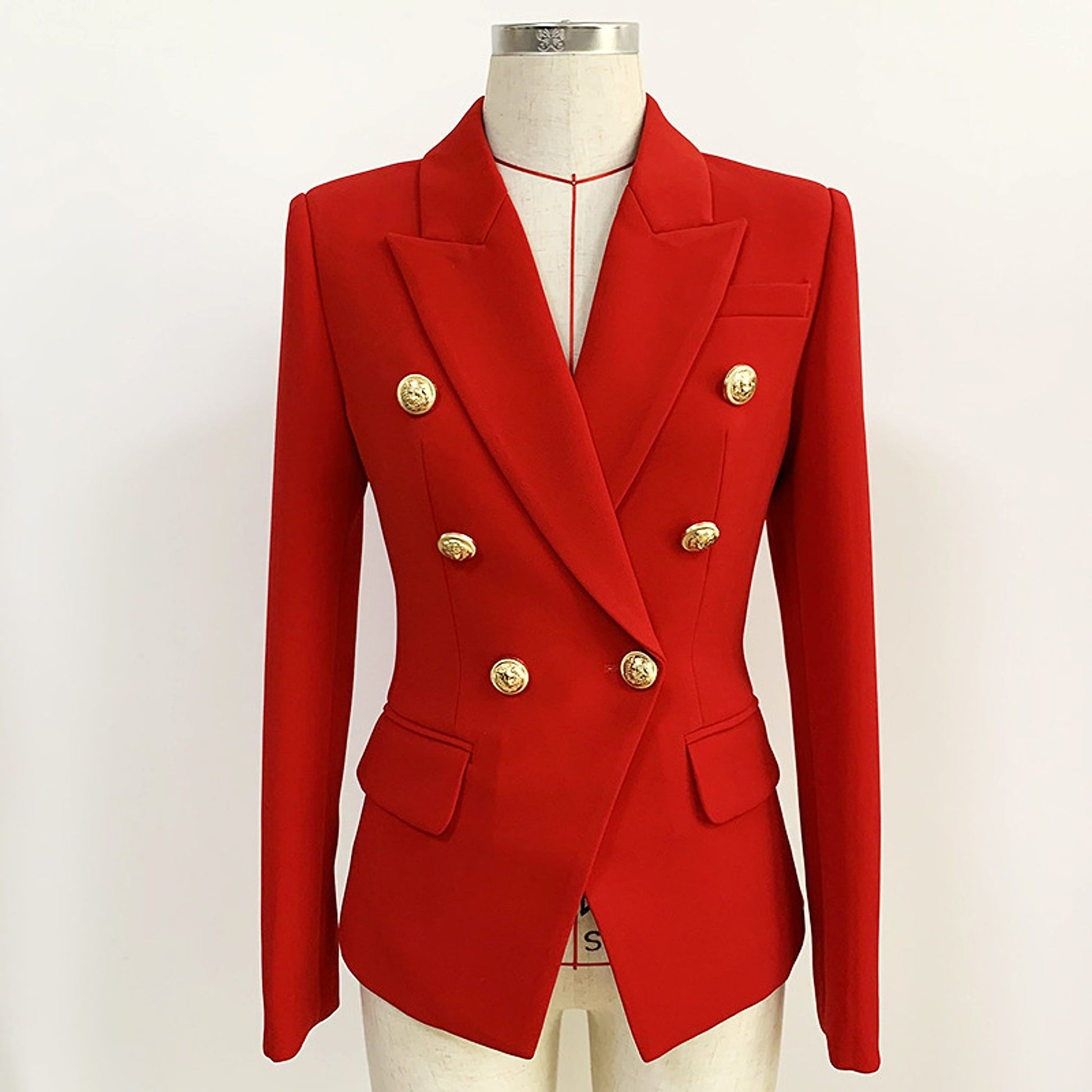 LUXE_EDIT™ – Royal Red Blazer (Princess Diana Tribute Edition) - enhanced image 2