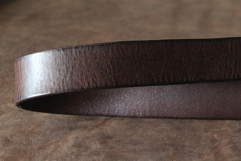 First Layer Cowhide Handmade Belt Men's Pin Buckle Belt - enhanced image 2