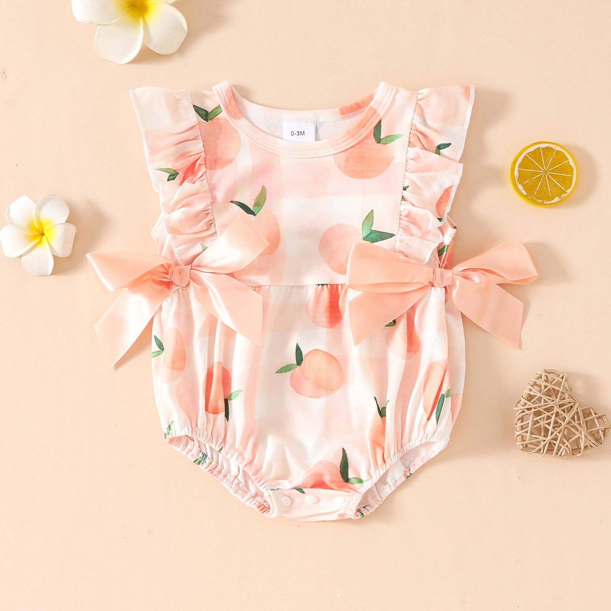 FruityNest™ – Baby Summer Romper with Short Sleeves - enhanced image 2