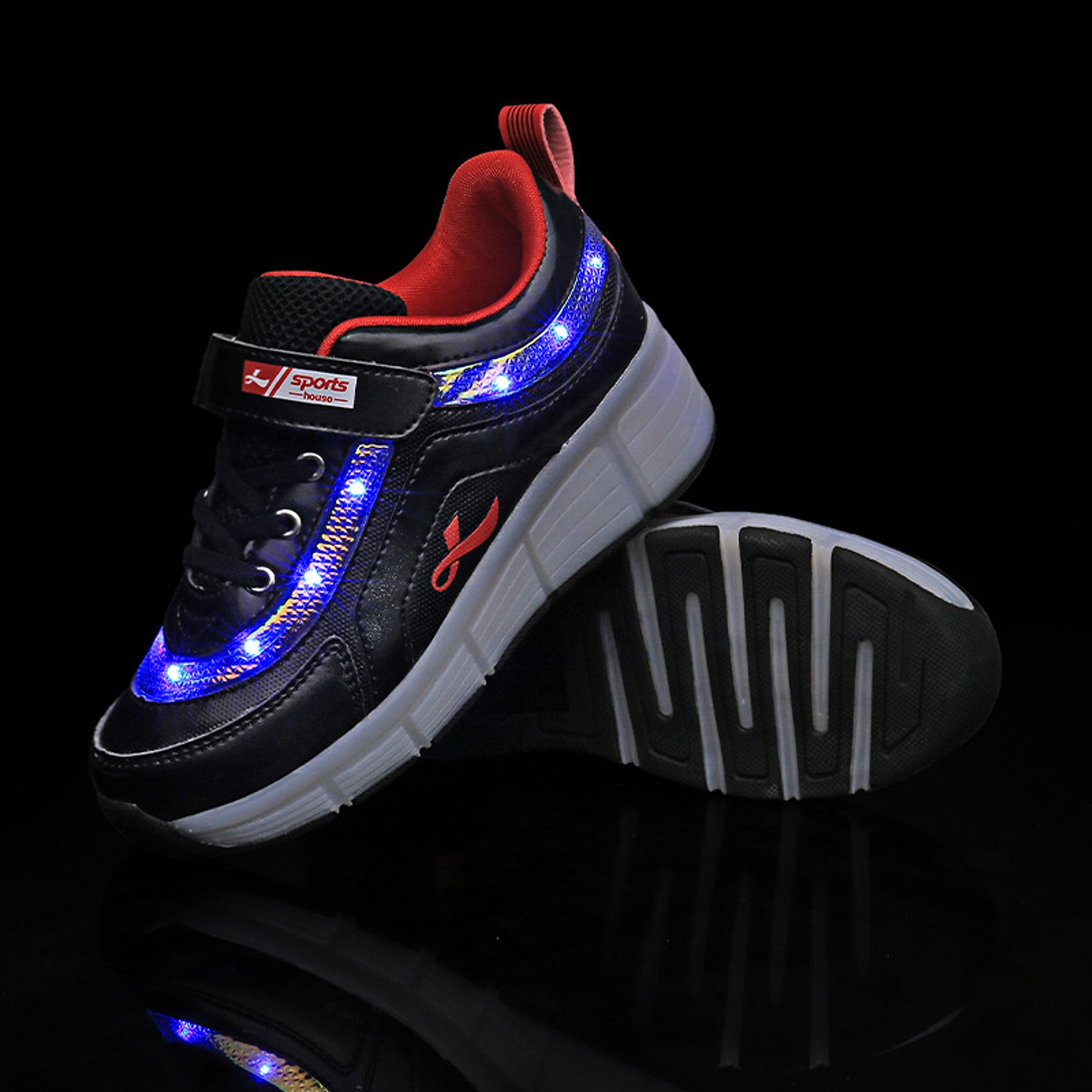 Glowing Skate Roller Sneakers - enhanced image 2